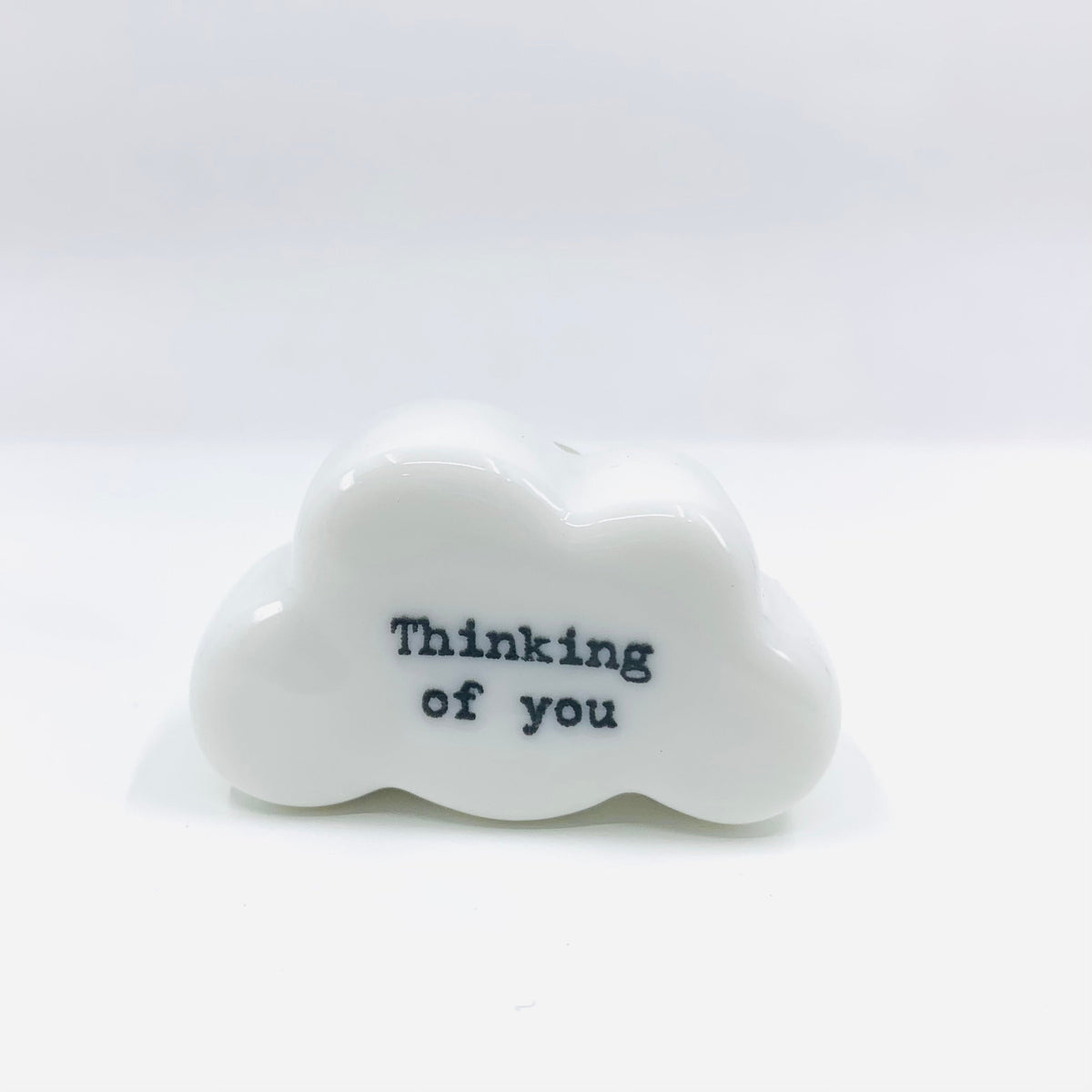 Little Porcelain Cloud Figures Miniature East of India Thinking of you 