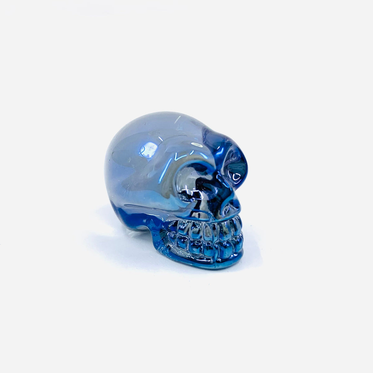 Colorful Glass Skulls Manufactured Overseas Midnight 