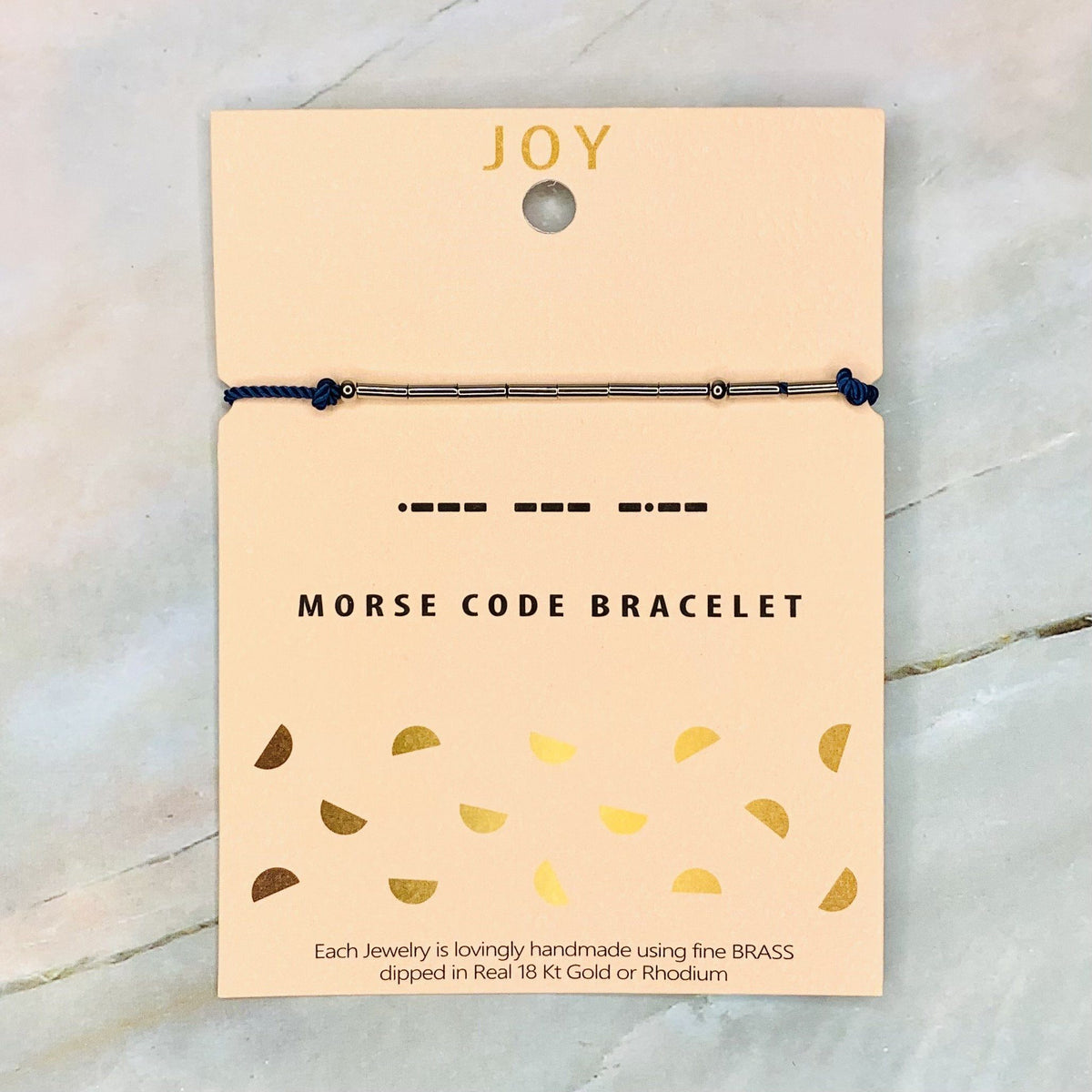 Morse Code Bracelet Jewelry Lauren-Spencer Joy 