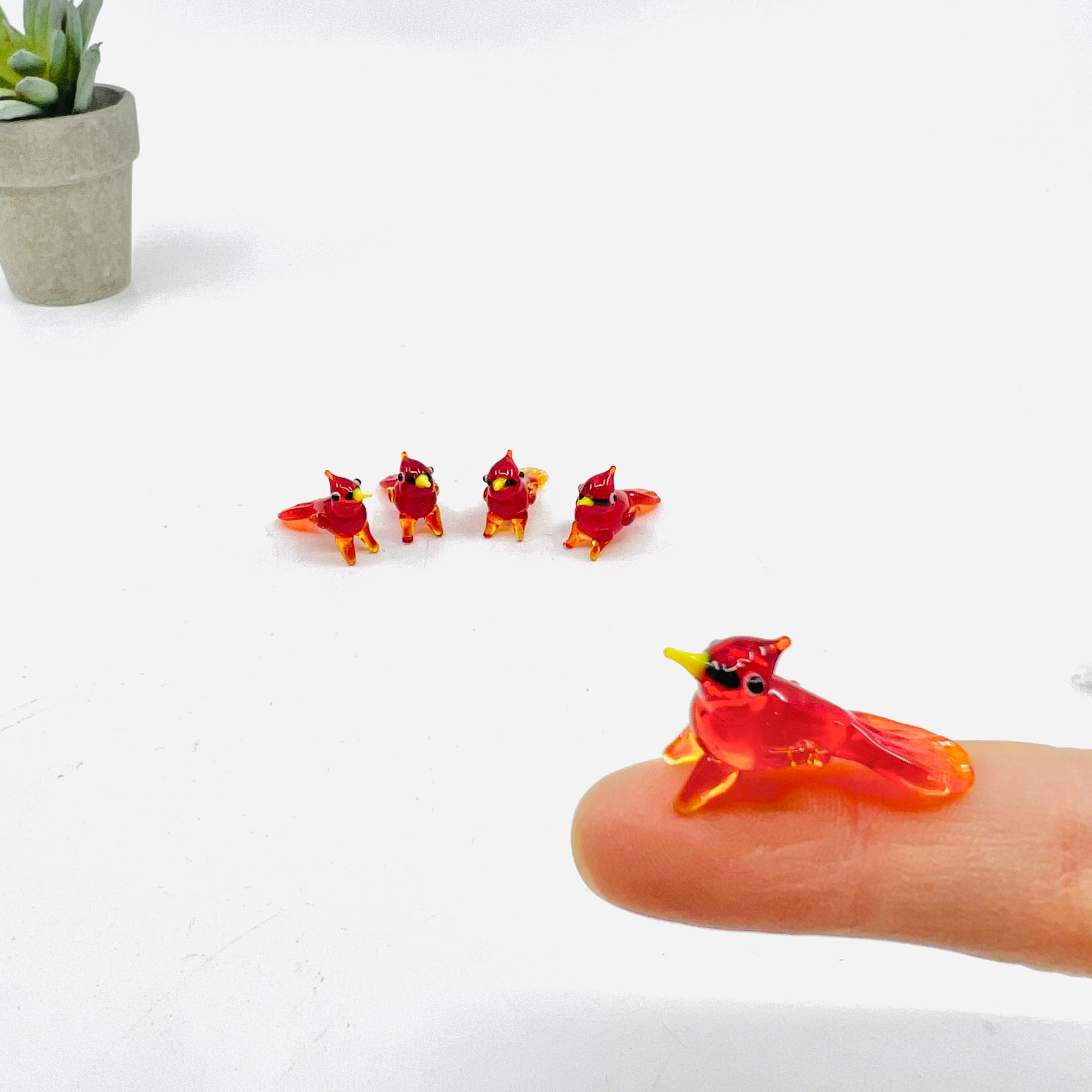 Tiny Angel Cardinal Miniature Alex 
