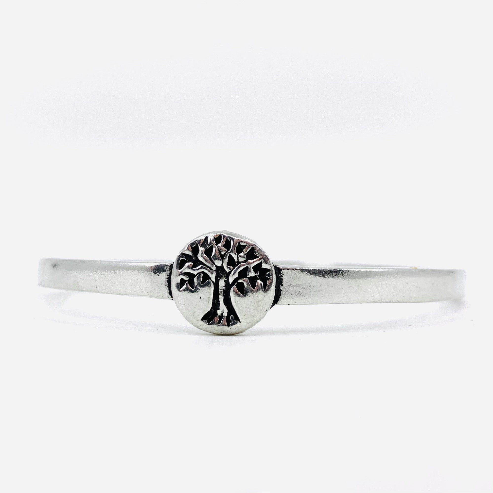 Pewter Bangle, Tree of Life Jewelry Basic Spirit 