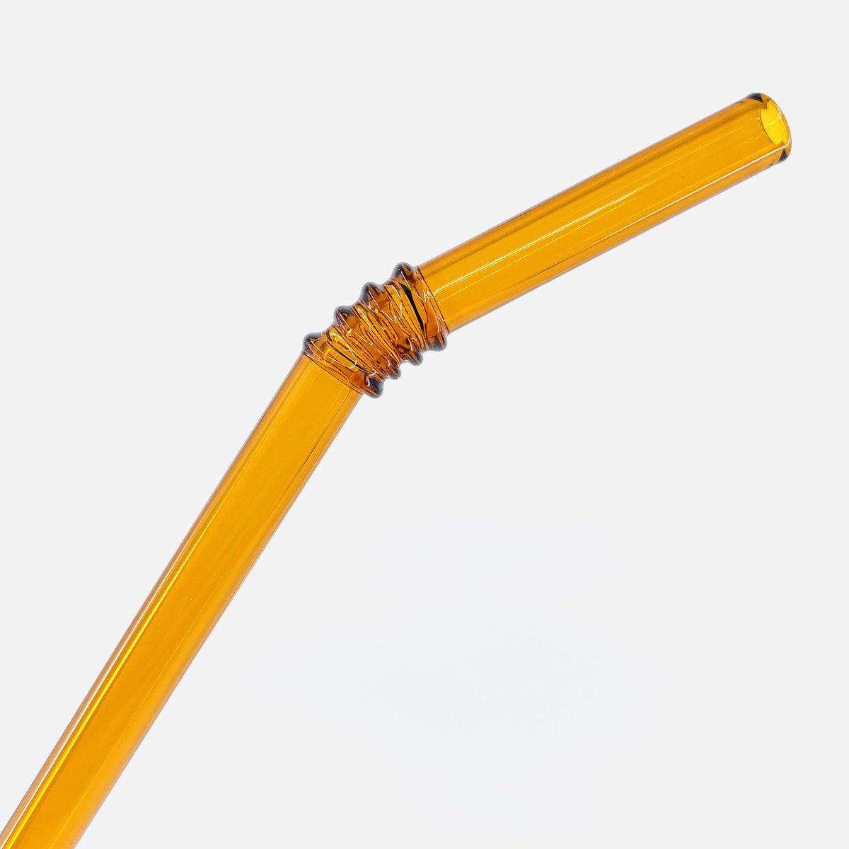 Colored Glass Straws Accessory Nomatiq Amber 