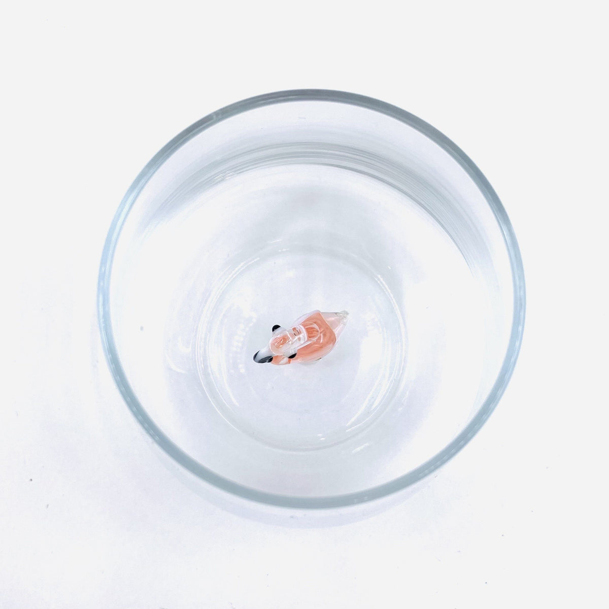 Tiny Animal Drinking Glass - Flamingo MiniZoo 