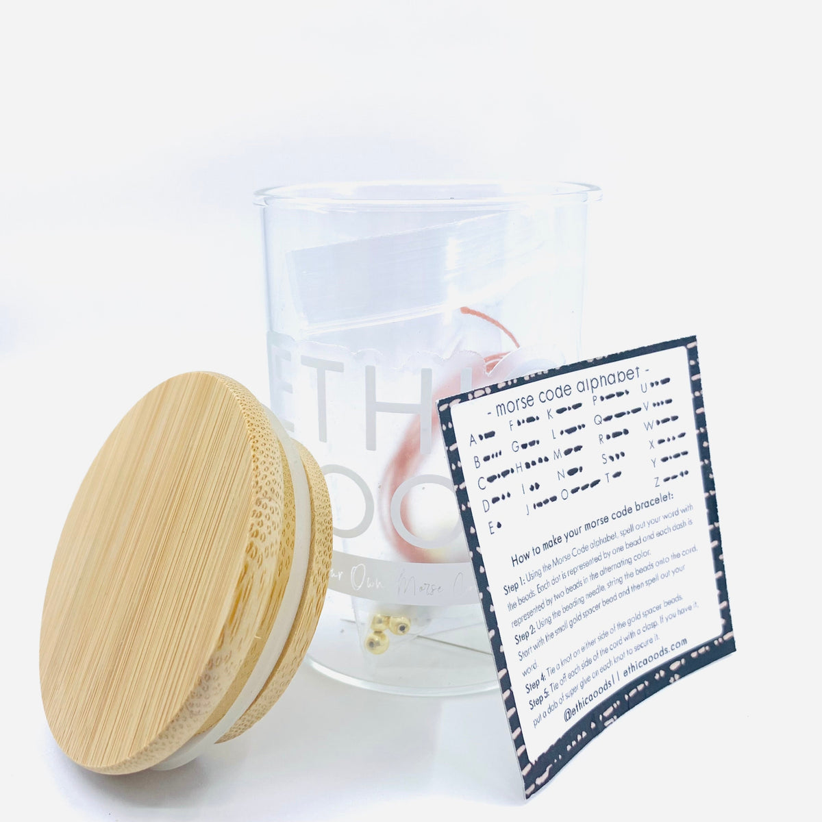 Create Your Own Morse Code Bracelet Kit Ethic Goods 