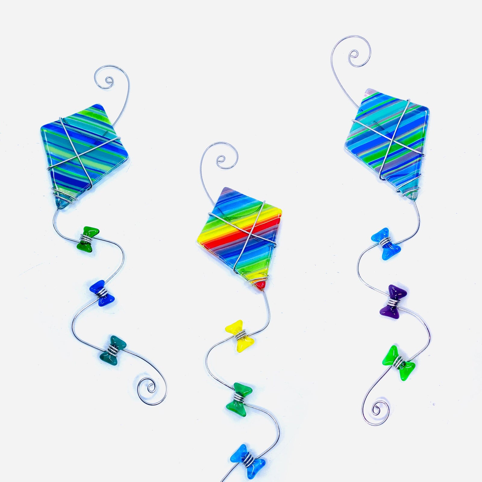 Fused Glass Ornaments