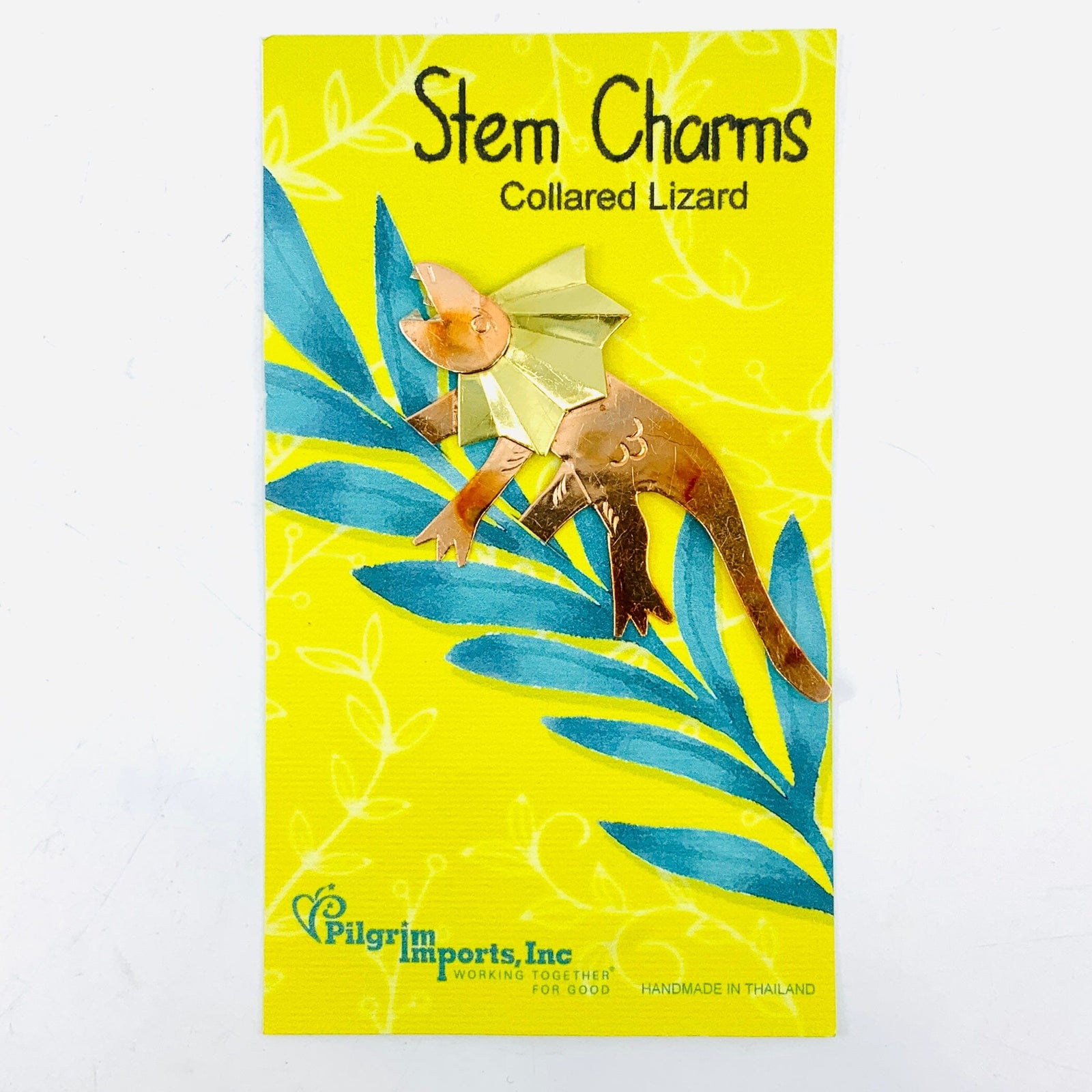 Stem Charms 7, Collared Lizard Miniature Pilgrim Imports 