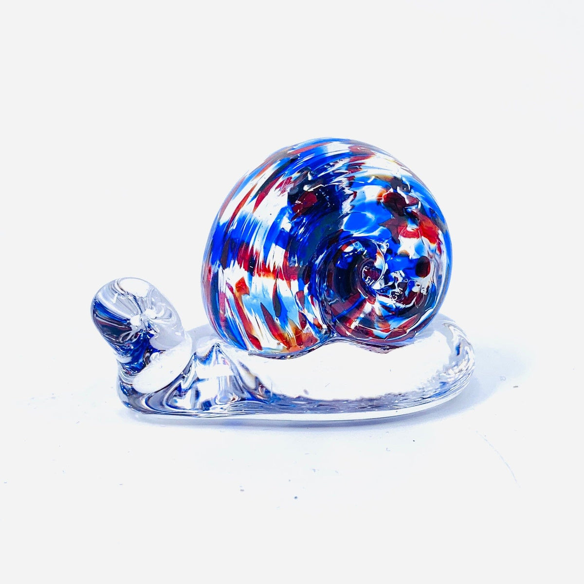 Glass Snail, Maddies Mix Miniature Henrietta Glass 
