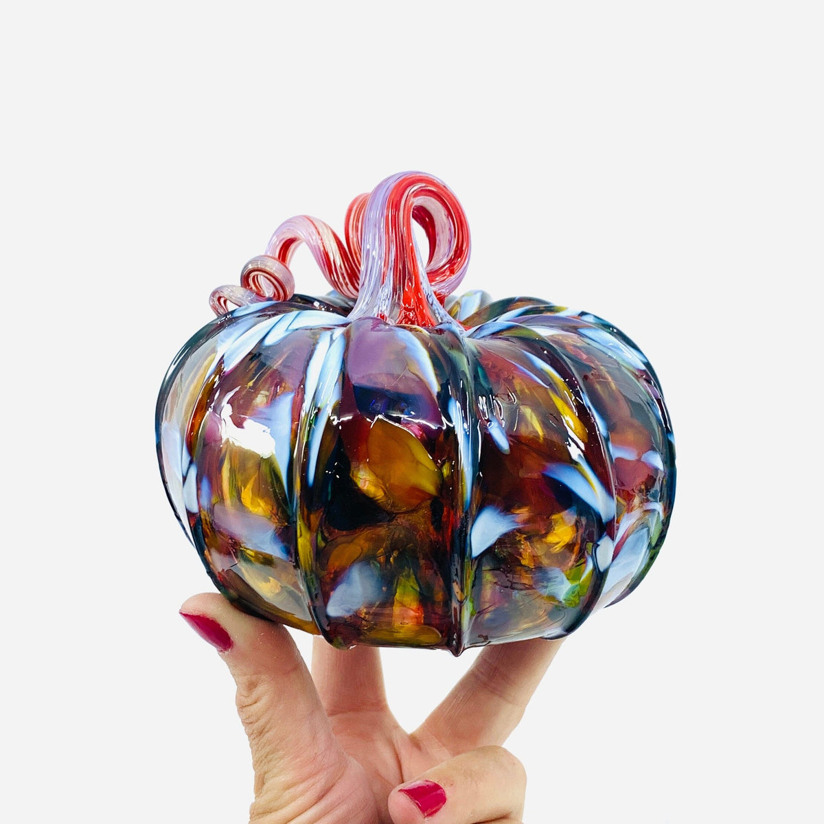 Daily Pumpkin 1882 Squat Gabby Luke Adams Glass Blowing Studio 