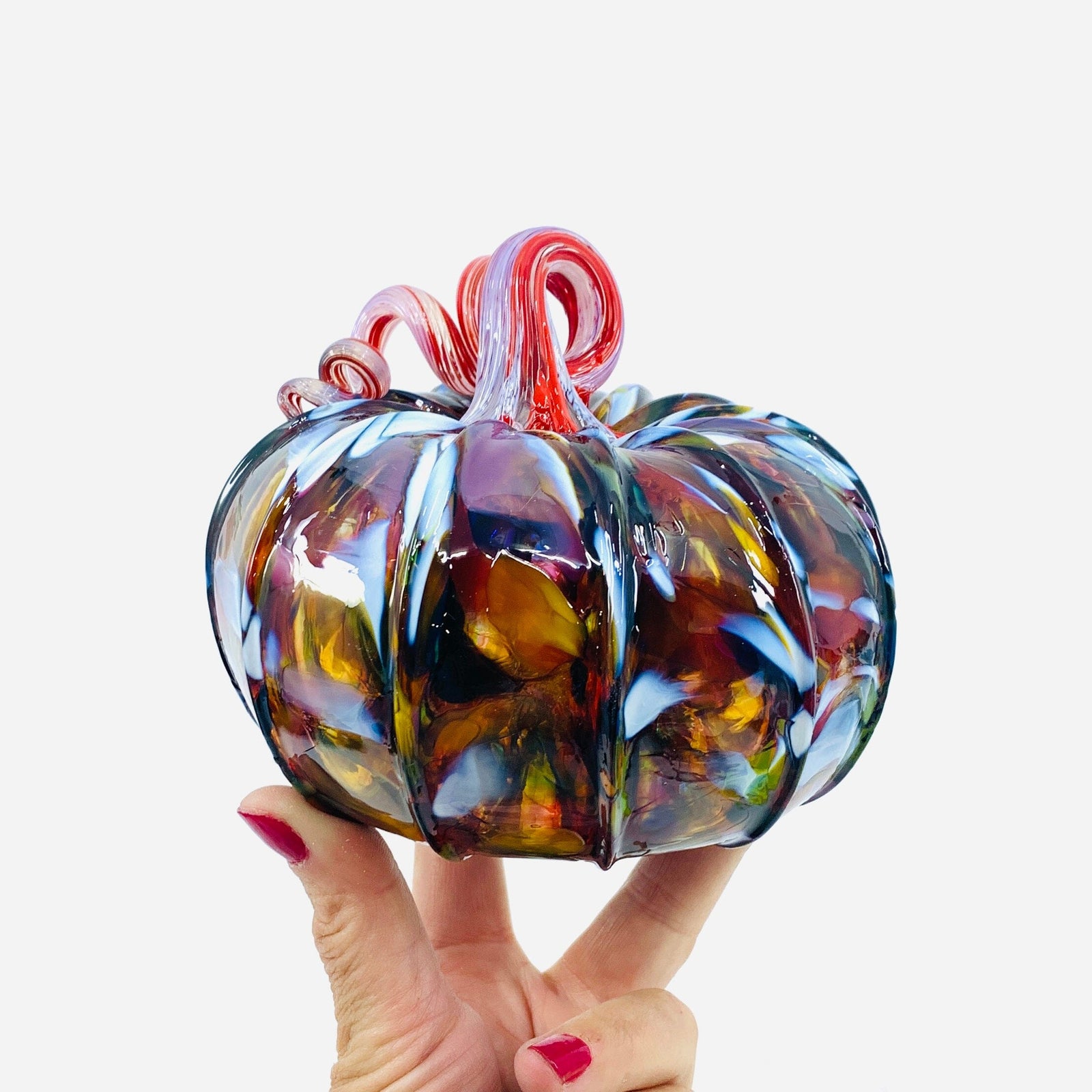 Daily Pumpkin 1882 Squat Gabby Luke Adams Glass Blowing Studio 