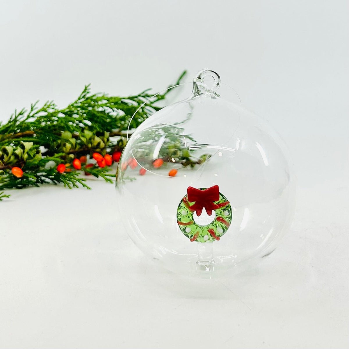 Glass Icon Ornament, Wreath ICHENDORF 