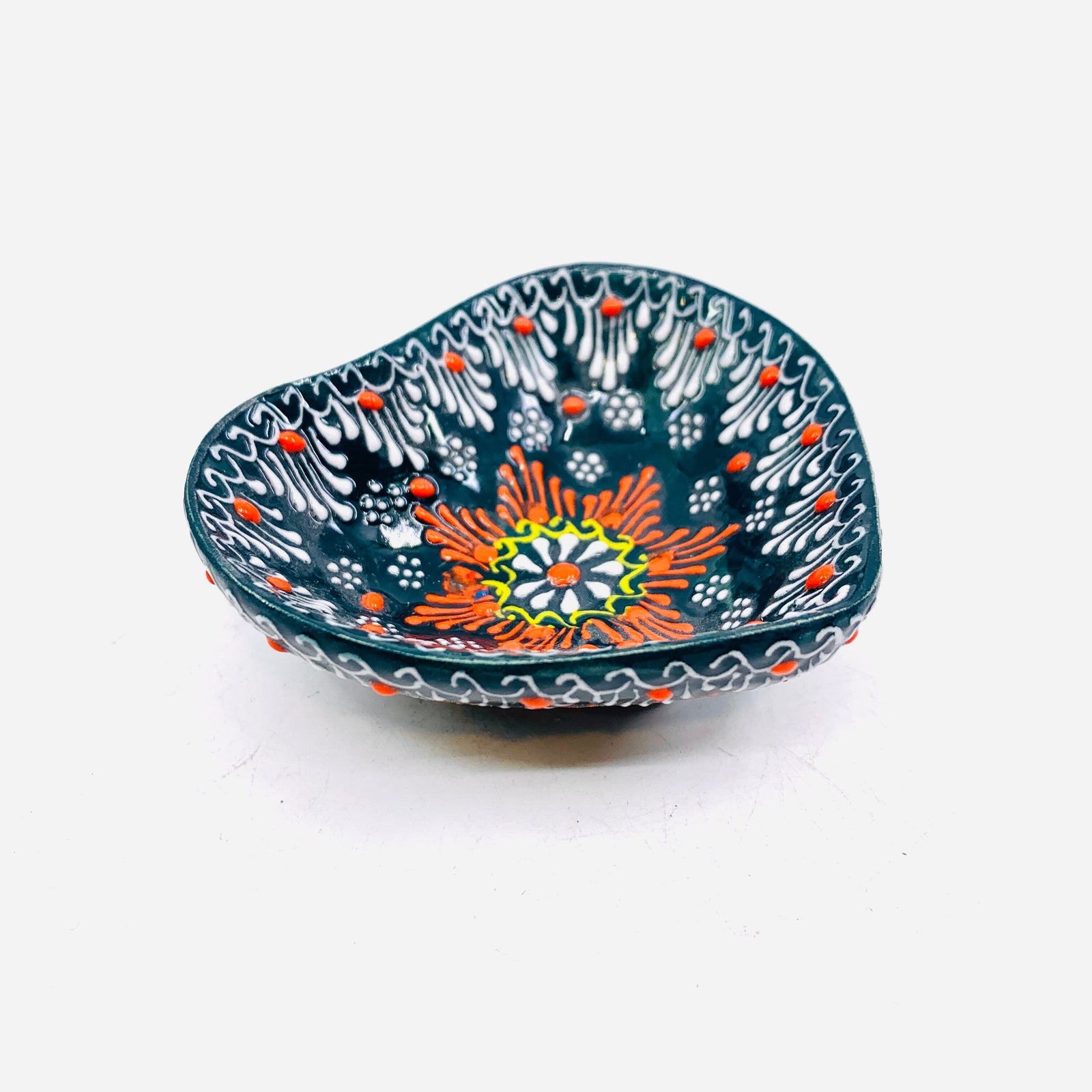 Heart Design Handmade Turkish Bowl 35 Decor Natto USA 