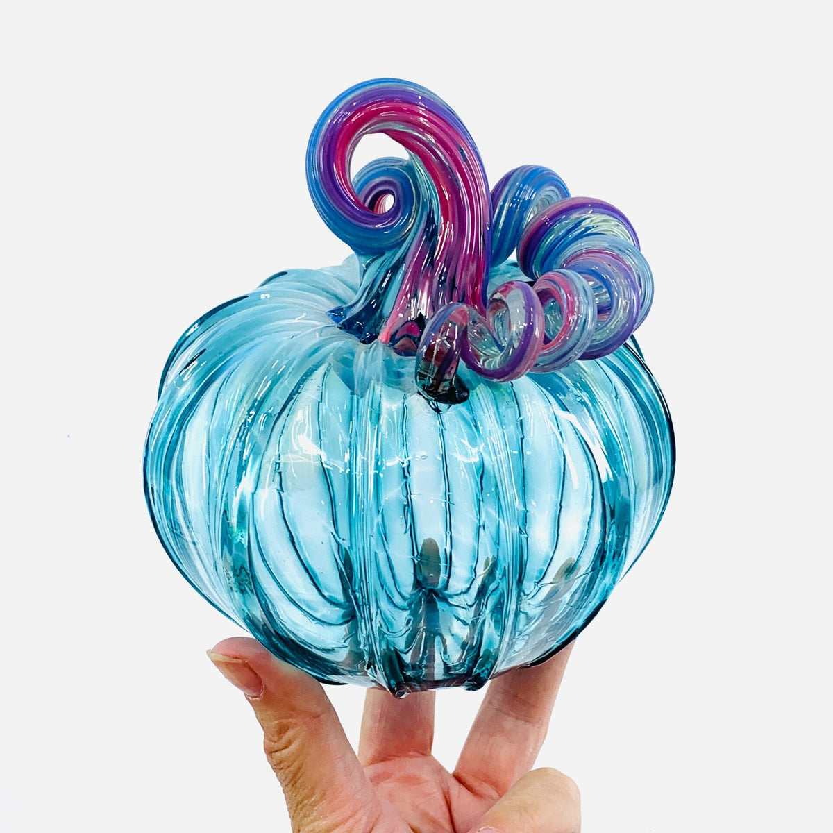Daily Pumpkin 2538 Squat Gabby Luke Adams Glass Blowing Studio 