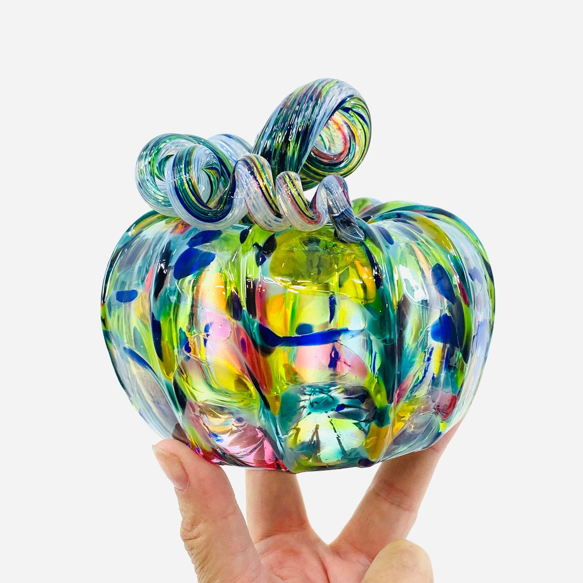Daily Pumpkin 2327 Squat Gabby Luke Adams Glass Blowing Studio 