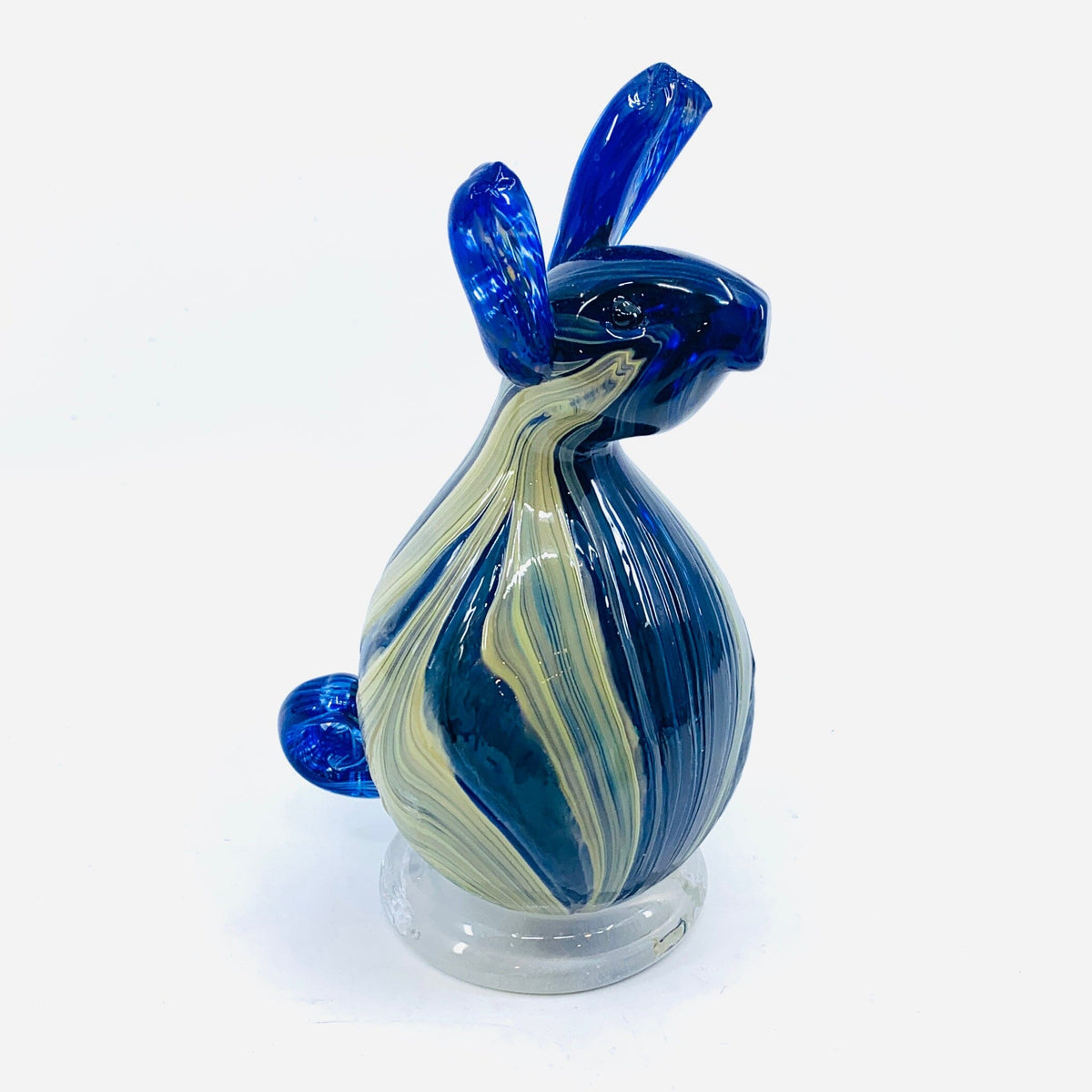 Daily Bunny 63 - Marble Gabby Luke Adams Glass Blowing Studio 