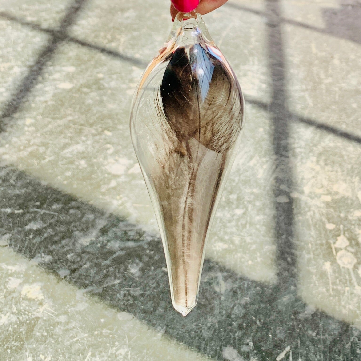 Artisan Feather Ascension Ornament, Bronze Wild Turkey 3 TriSymbolize Glass 