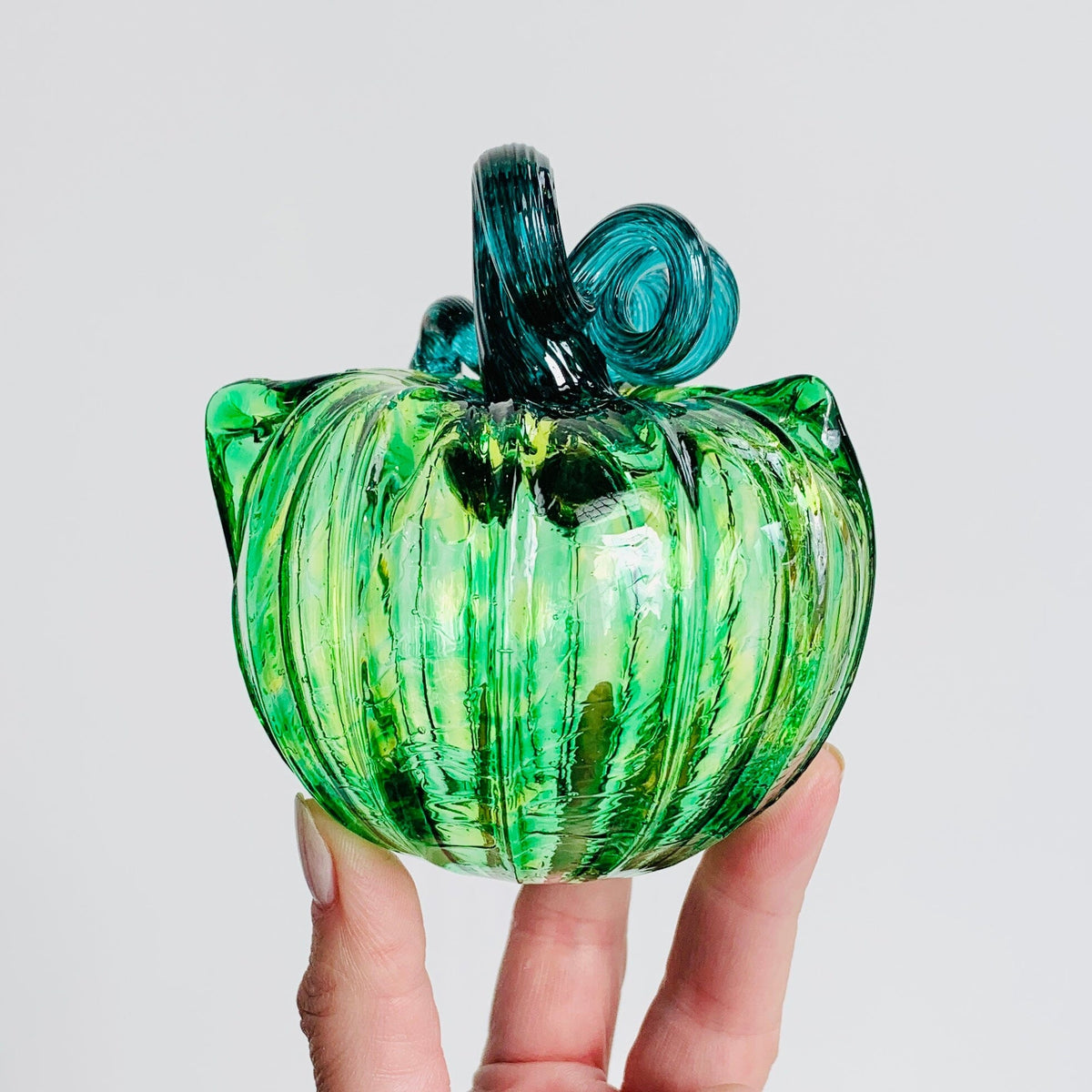 Daily Catkin 1242 Daily Pumpkin Luke Adams Glass Blowing Studio 