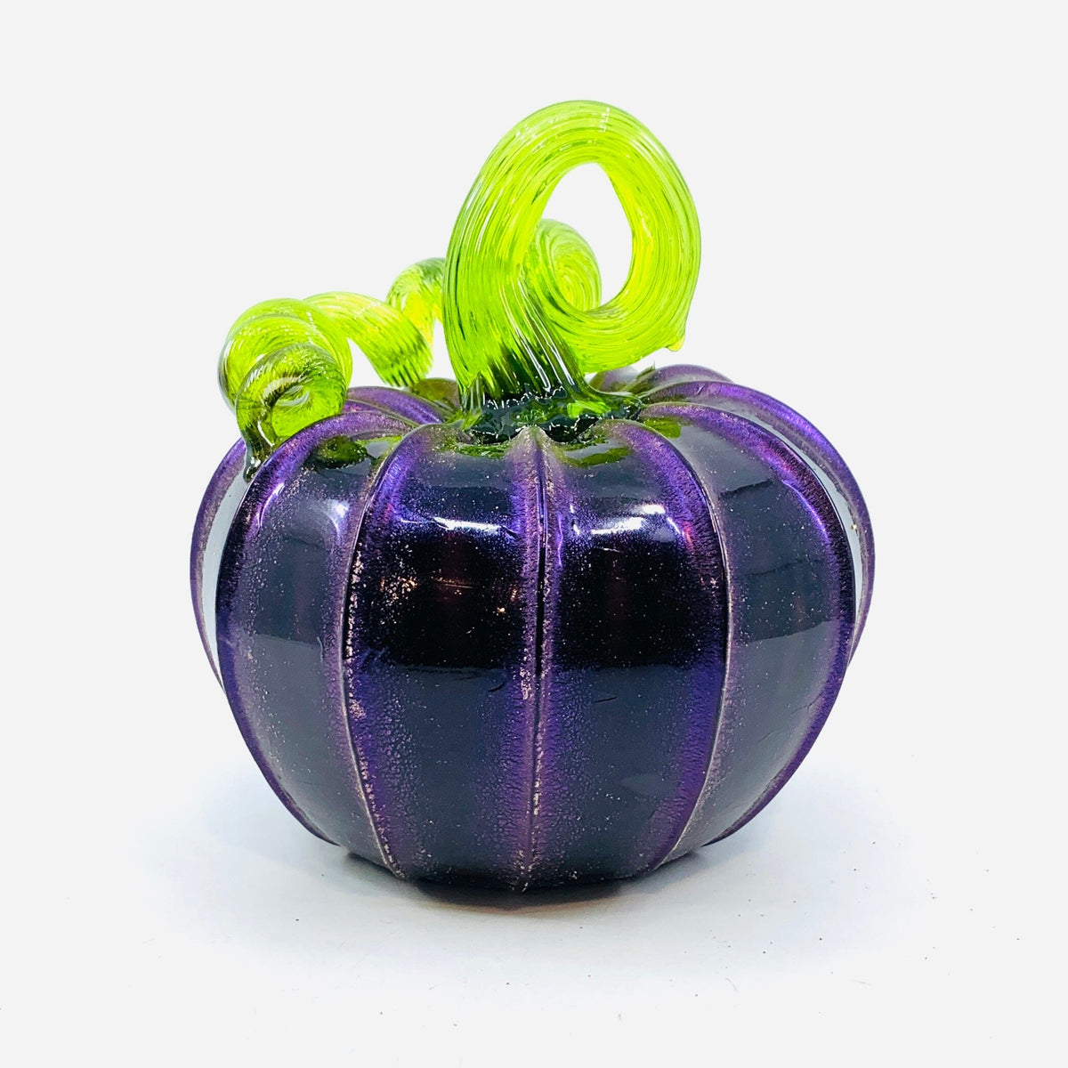 Daily Pumpkin 3882 Fall Shimmer Squat Gabby Luke Adams Glass Blowing Studio 