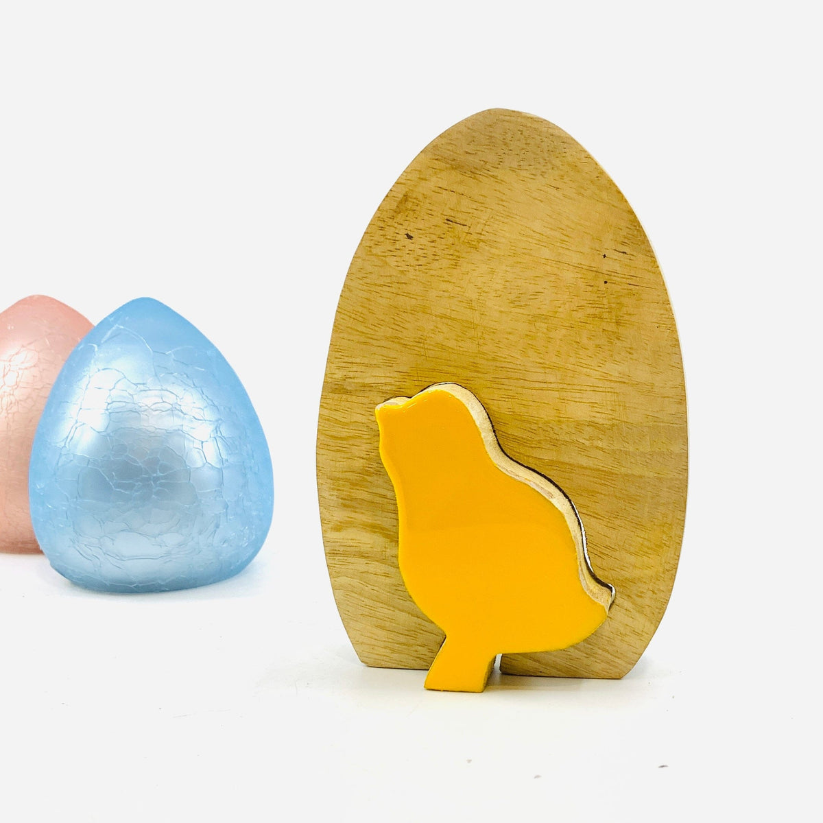 Wooden Enamel Easter Chick Décor KEL-TOY 
