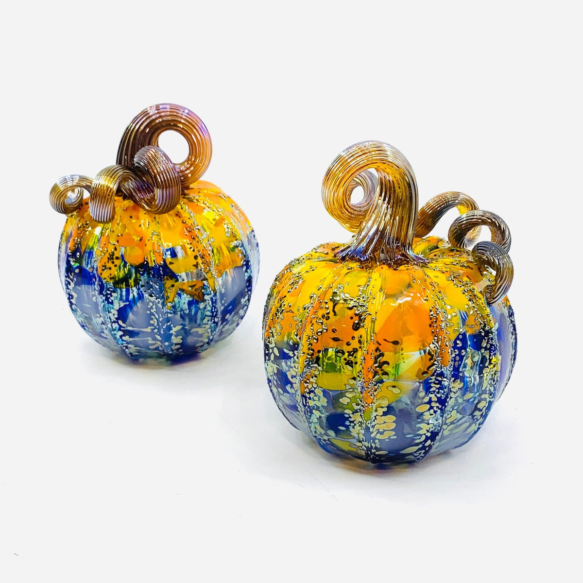 Starry Night Mini Pumpkin Inspo Luke Adams Glass Blowing Studio 