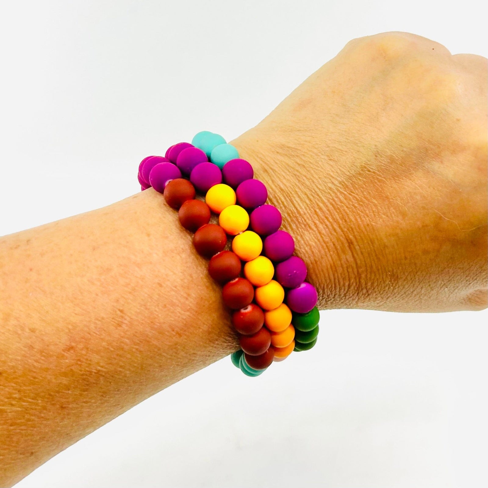 Color Pop Bead Bracelets Jewelry - 