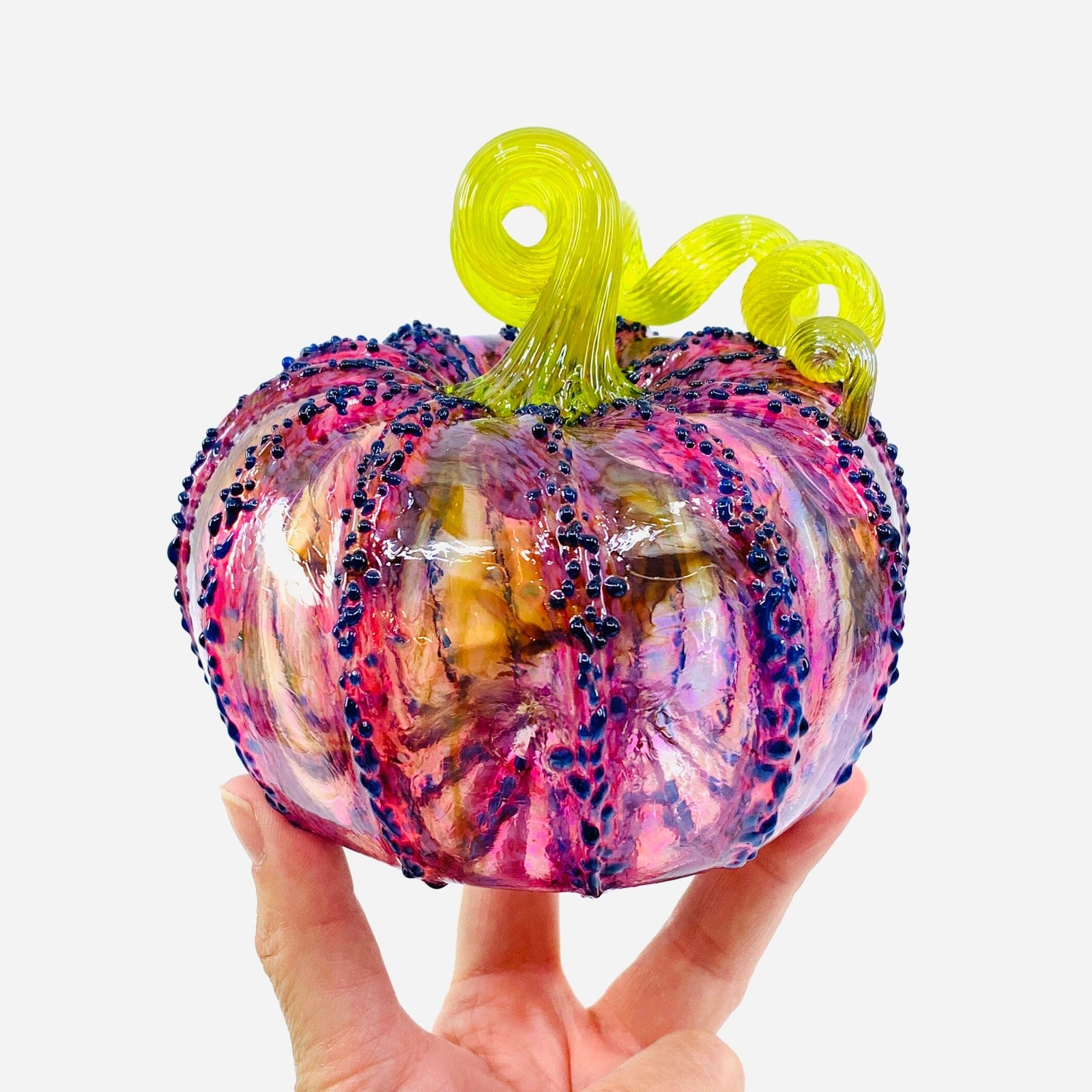 Daily Pumpkin 2588 Squat Gabby Luke Adams Glass Blowing Studio 