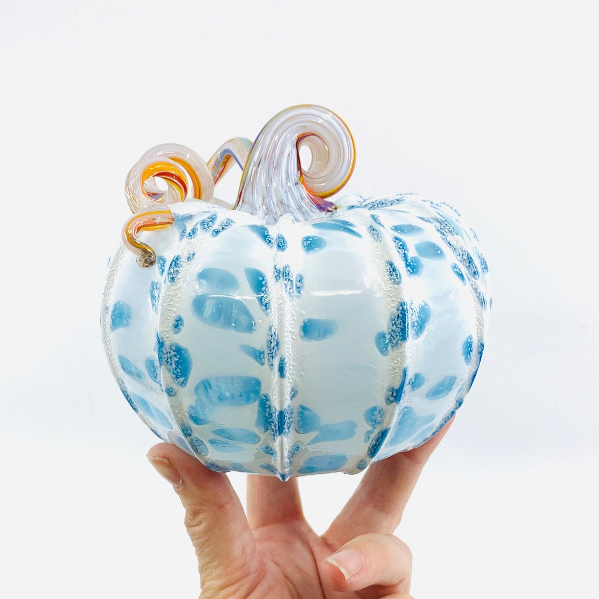 Daily Pumpkin 1059 Squat Gabby Luke Adams Glass Blowing Studio 
