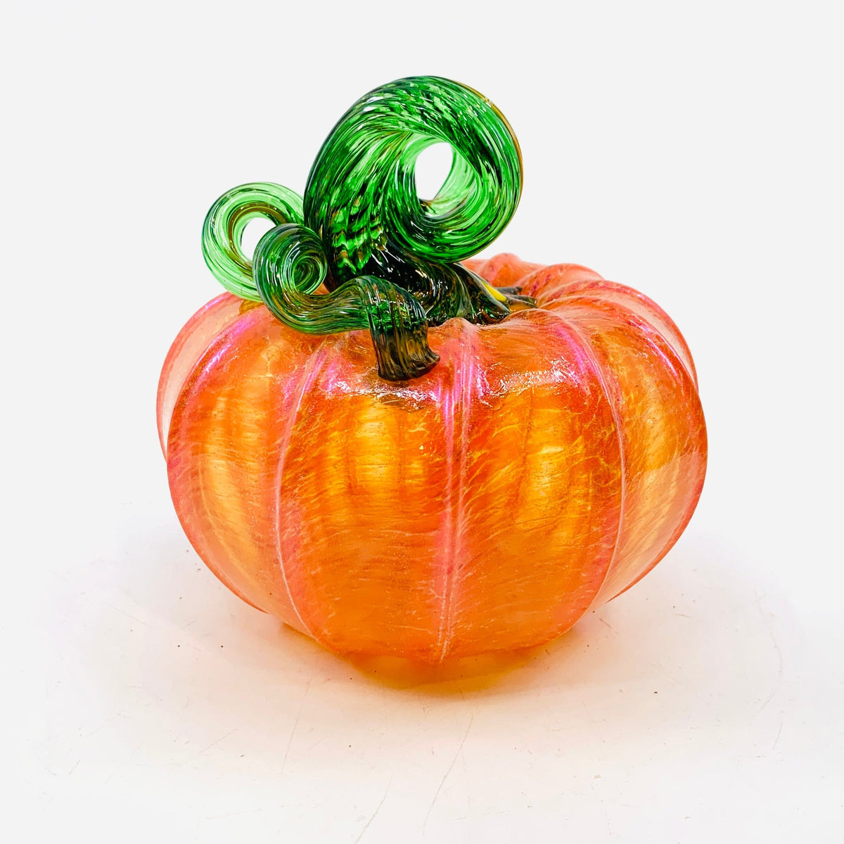 Daily Pumpkin 52 Fall Shimmer Squat Daily Pumpkin Luke Adams Glass Blowing Studio 