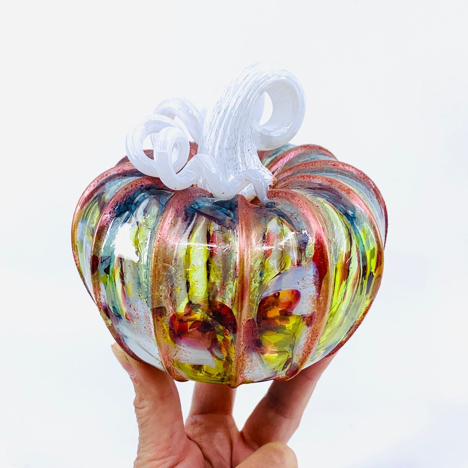 Daily Pumpkin 1107 Holiday Squat Gabby Luke Adams Glass Blowing Studio 