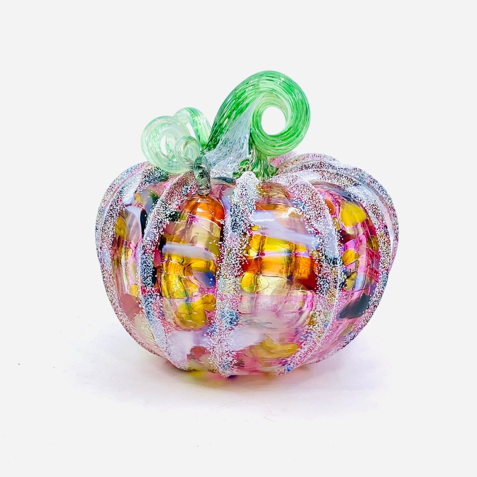 Daily Pumpkin 1715 Holiday Snowfall Squat Gabby Luke Adams Glass Blowing Studio 