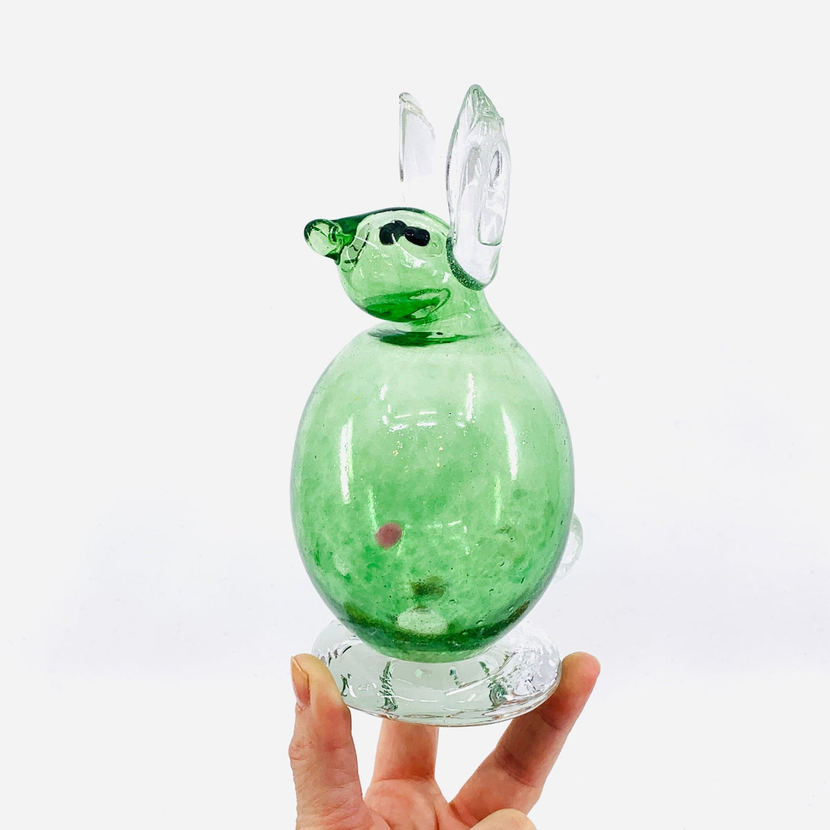 Daily Bunny 75 - Olive Gabby Luke Adams Glass Blowing Studio 