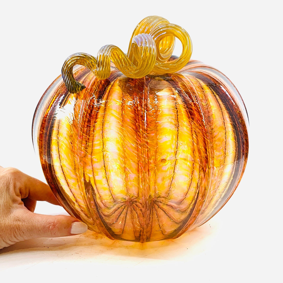 Harvest Pumpkin Production Pumpkin Luke Adams Glass Blowing Studio 