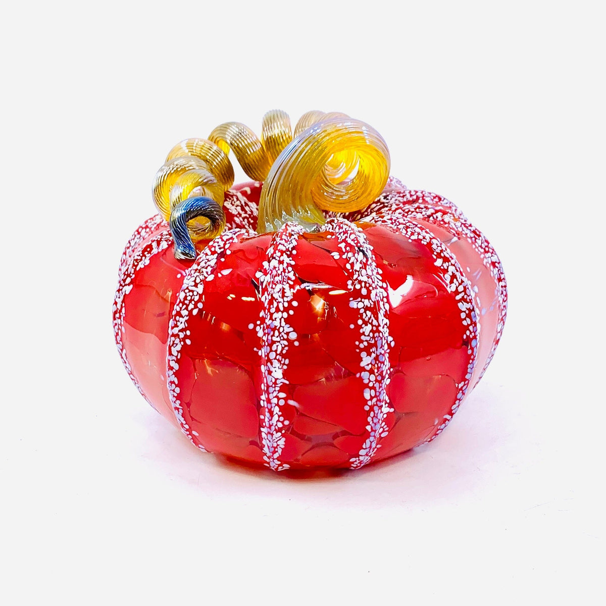 Daily Pumpkin 1484 Holiday Squat Gabby Luke Adams Glass Blowing Studio 