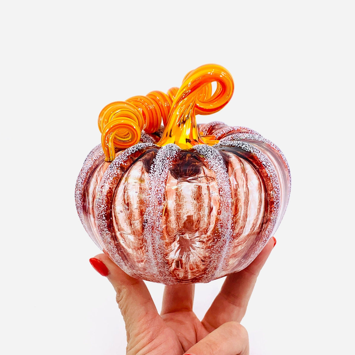 Daily Pumpkin 662 Holiday Squat Gabby Luke Adams Glass Blowing Studio 