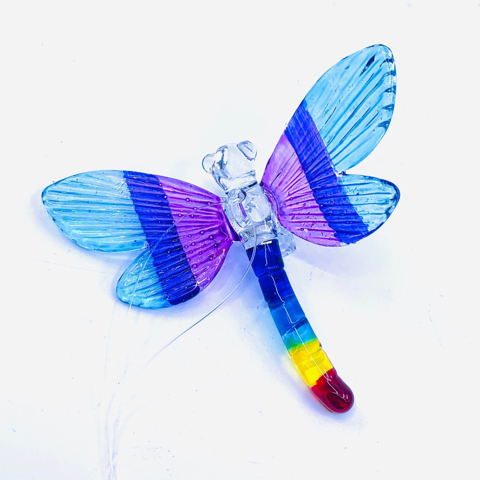 Dazzle Glass Dragonfly Rainbow 3 Alex 