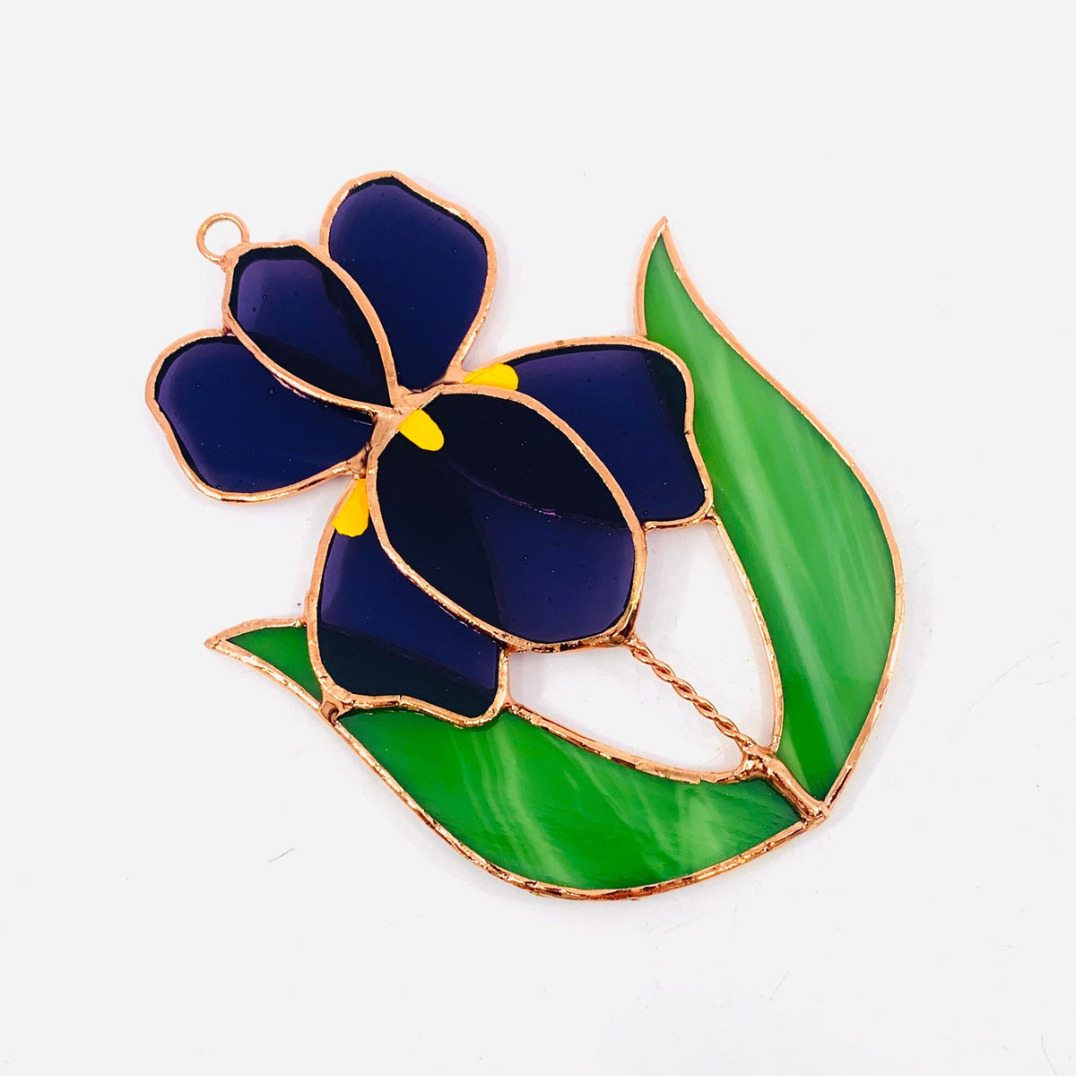 Stained Glass Suncatcher, Iris Decor Gift Essentials 