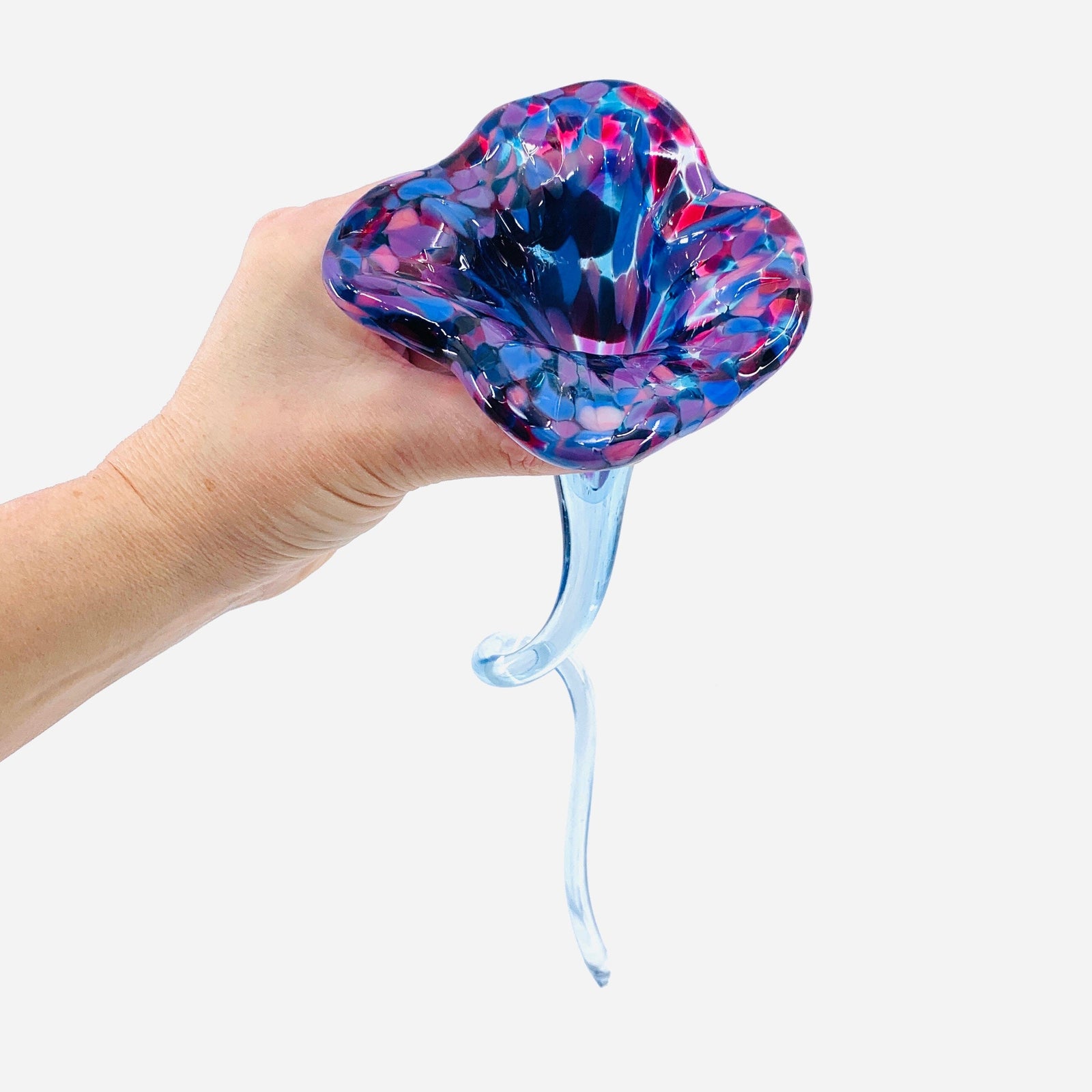 Pulled Glass Flower 24 Decor Luke Adams Glass Blowing Studio 