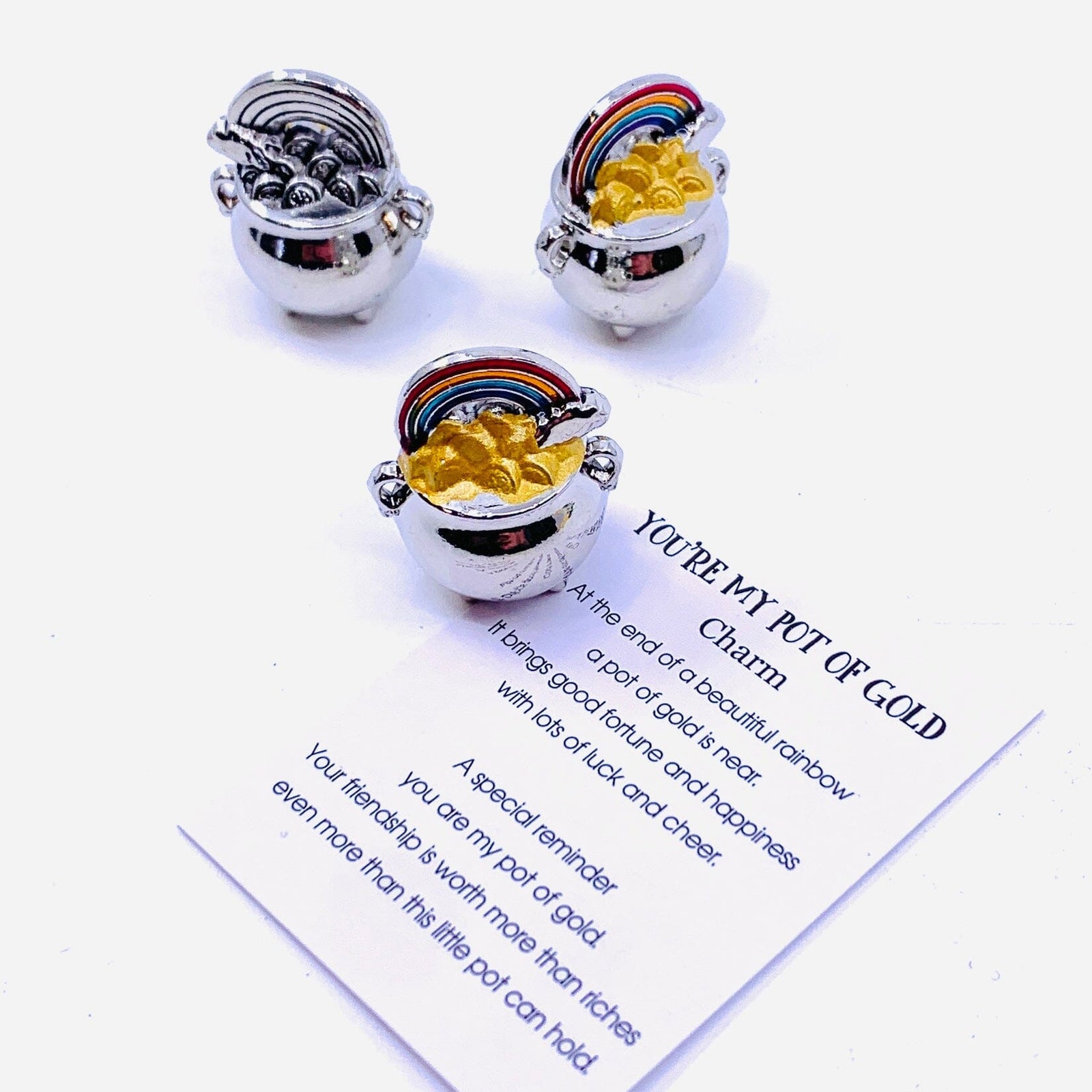 You're My Pot of Gold Pocket Charm PT37 Miniature GANZ 