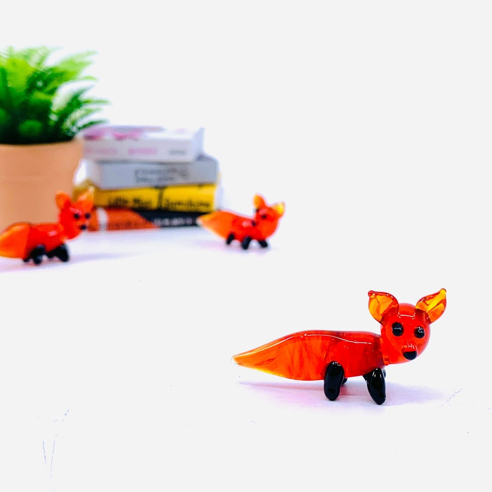 Tiny Glass Fox 312 Miniature GANZ 
