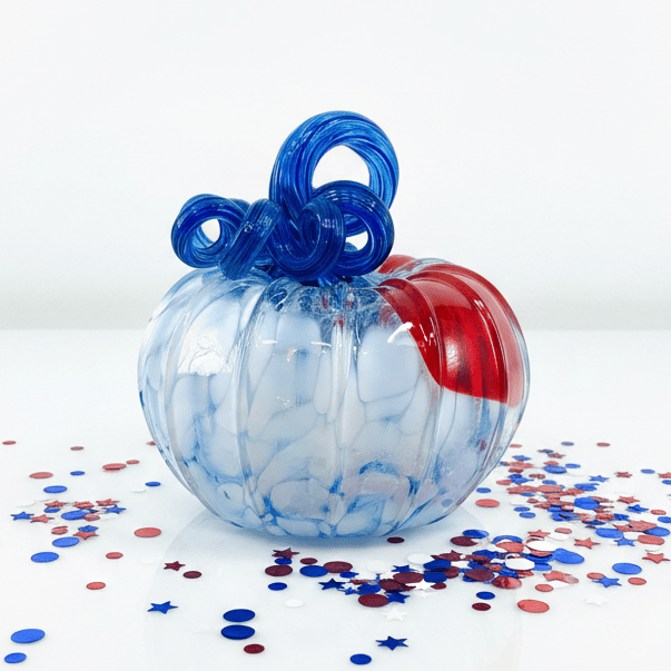 Daily Pumpkin 244 American Squat Gabby Luke Adams Glass Blowing Studio 