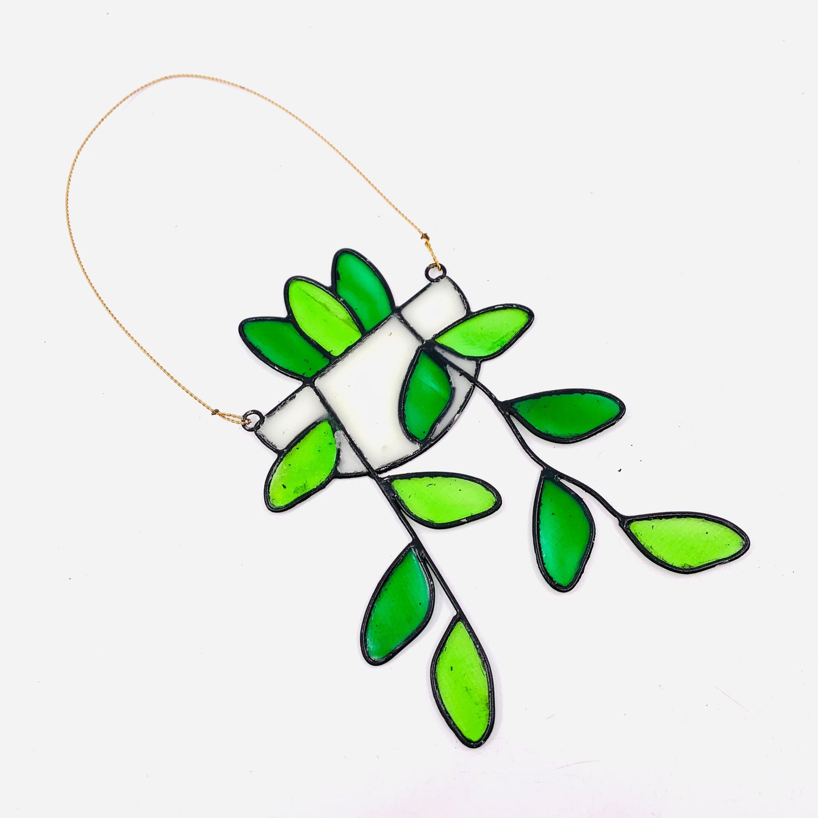 Stained Glass Suncatcher, Vine Decor Transpac 