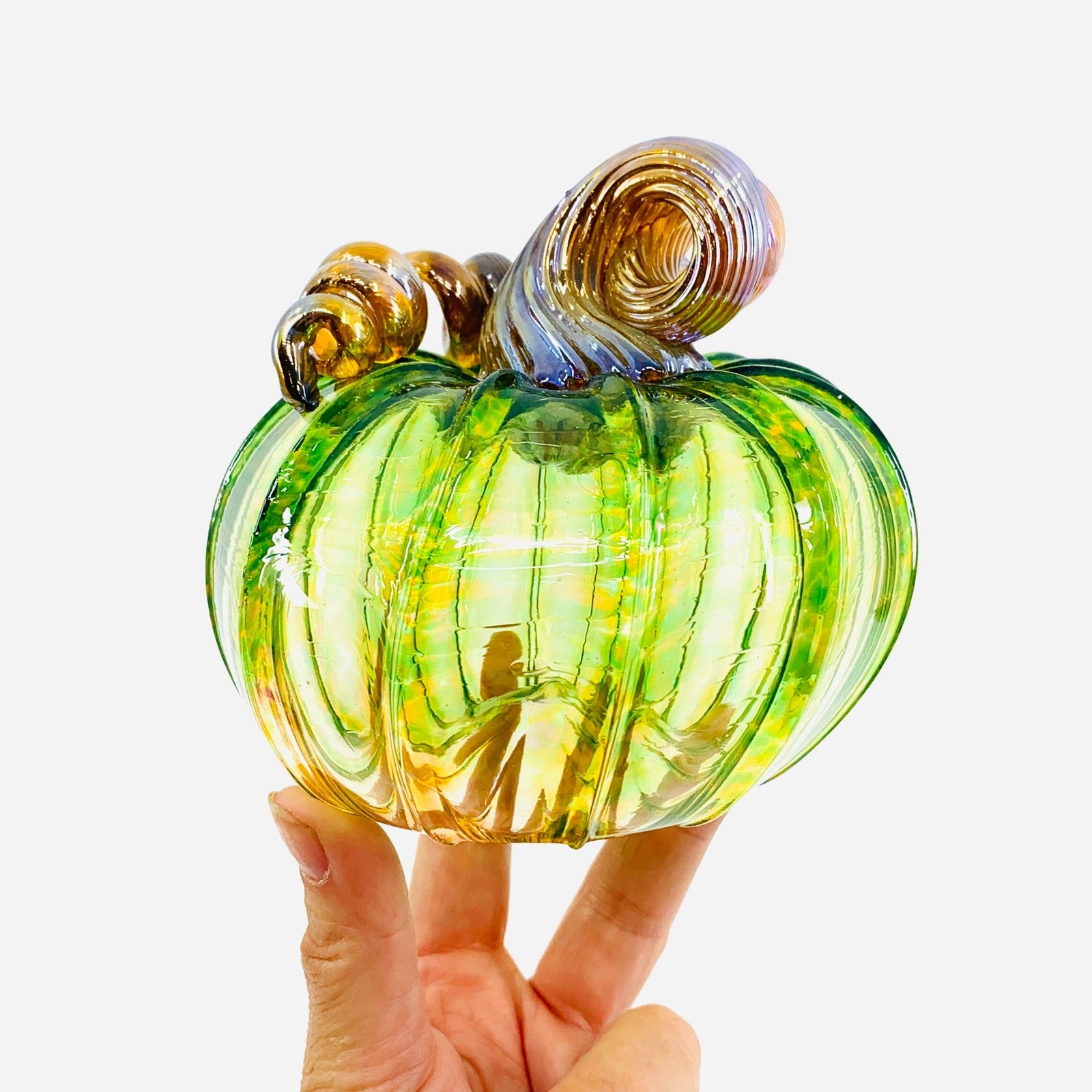 Daily Pumpkin 2446 Oops Squat Gabby Luke Adams Glass Blowing Studio 