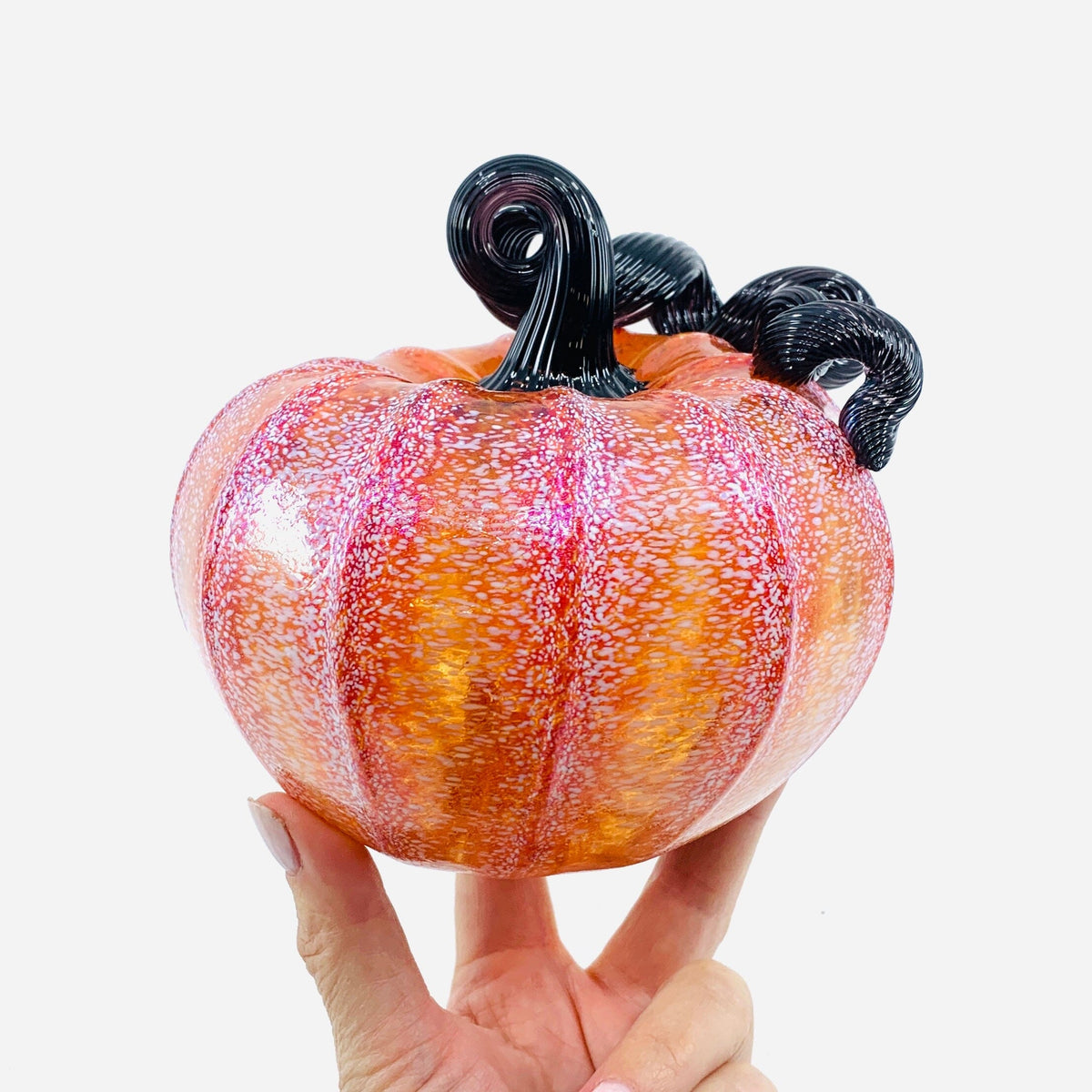 Daily Pumpkin 483 Fall Squat Daily Pumpkin Luke Adams Glass Blowing Studio 