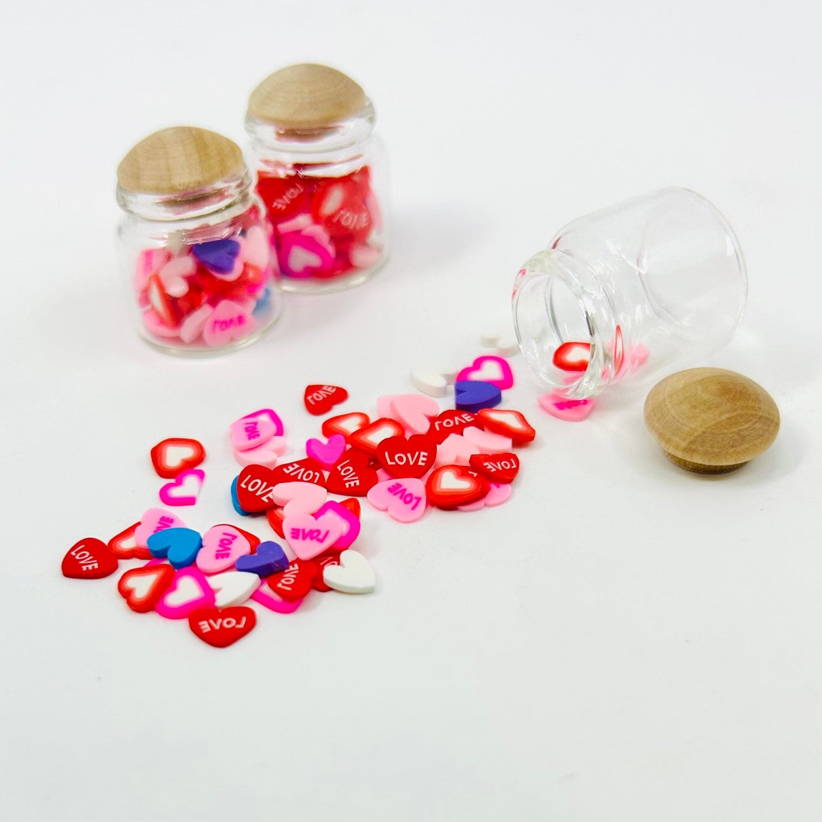 Tiniest Jar of Conversation Hearts Miniature - 