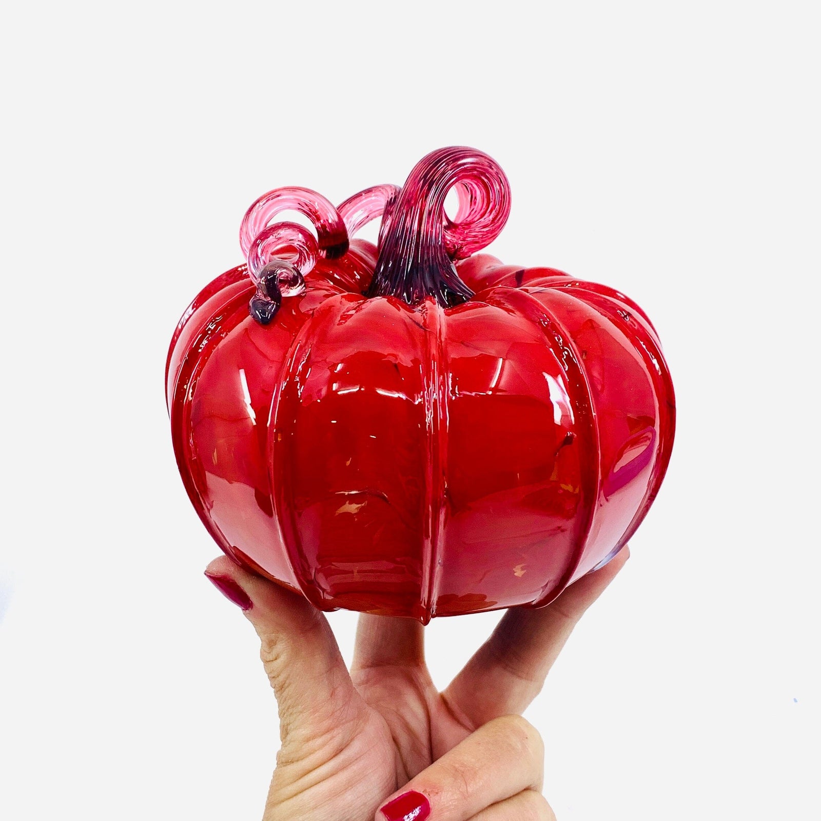 Daily Pumpkin 1839 Snowfall Squat Gabby Luke Adams Glass Blowing Studio 