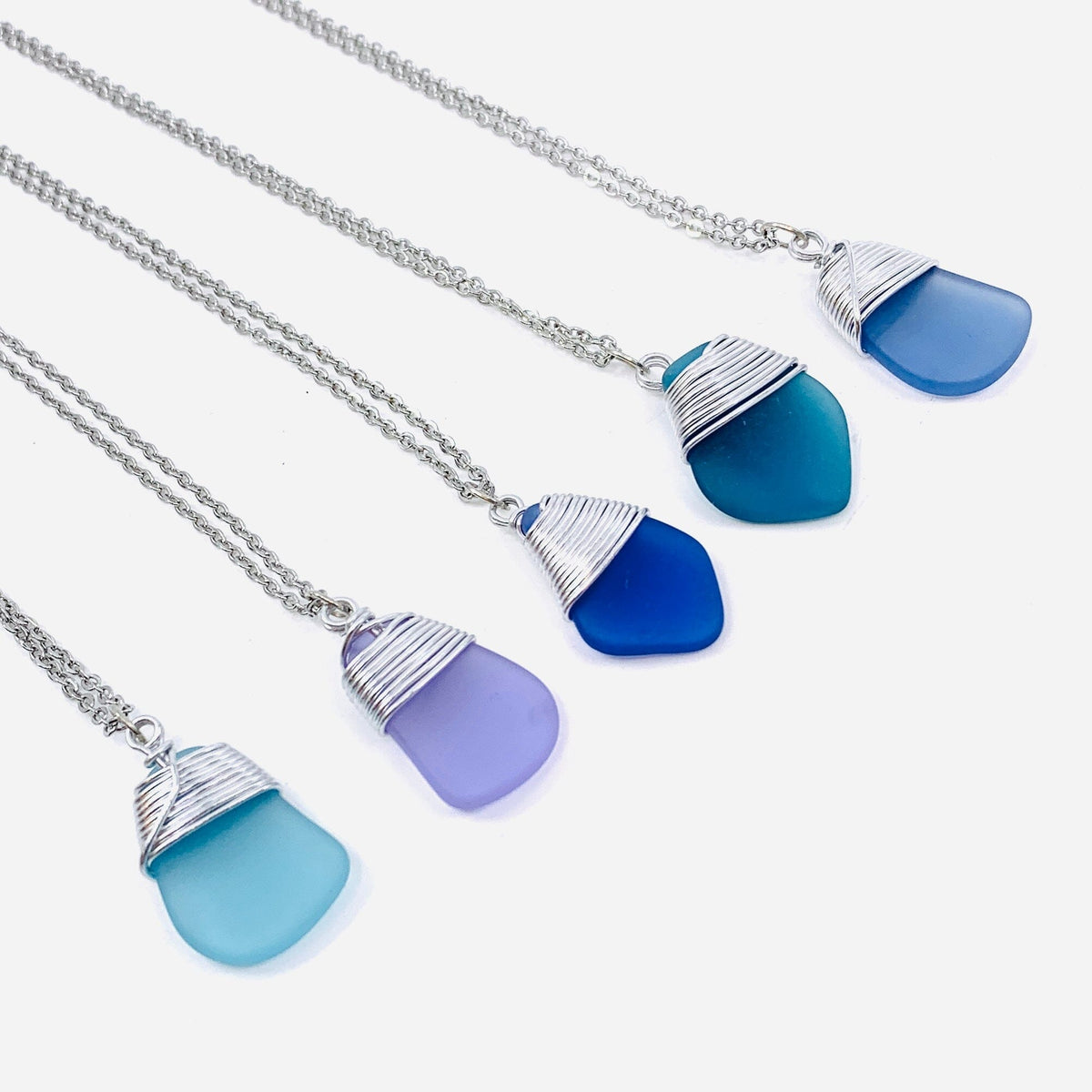 Coastal Sea Glass Necklace - 