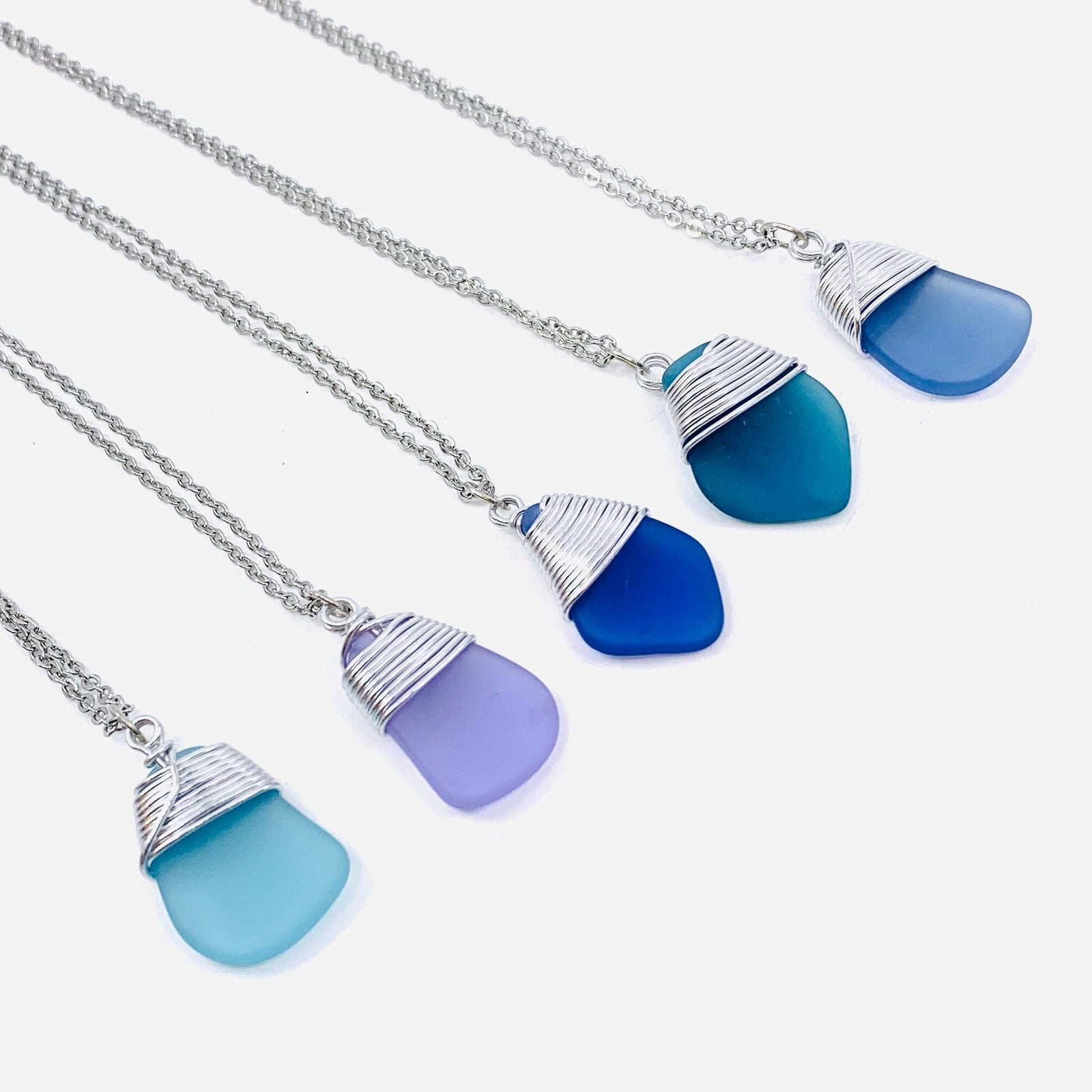 Coastal Sea Glass Necklace - 