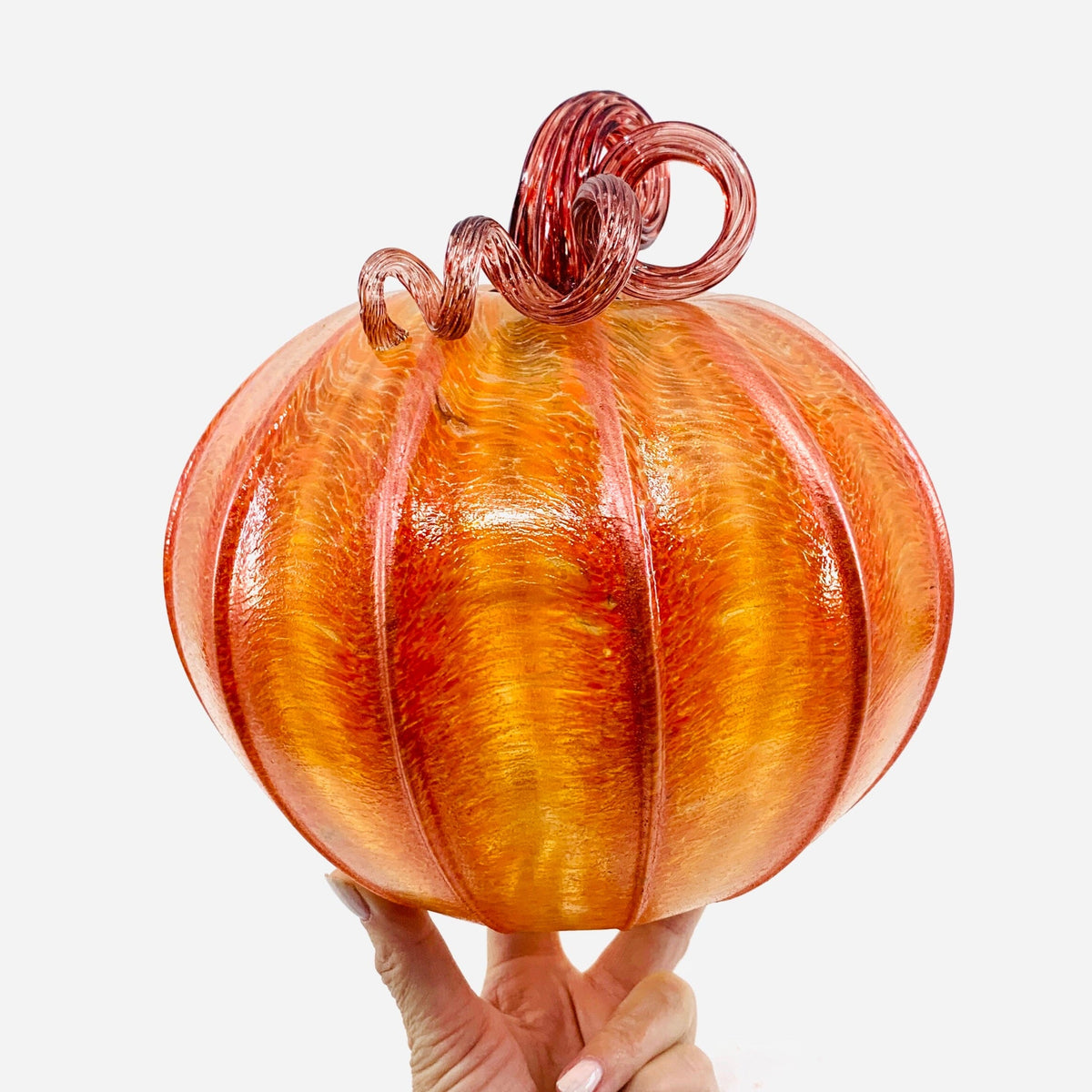 Daily Pumpkin 512 Fall Large Daily Pumpkin Luke Adams Glass Blowing Studio 