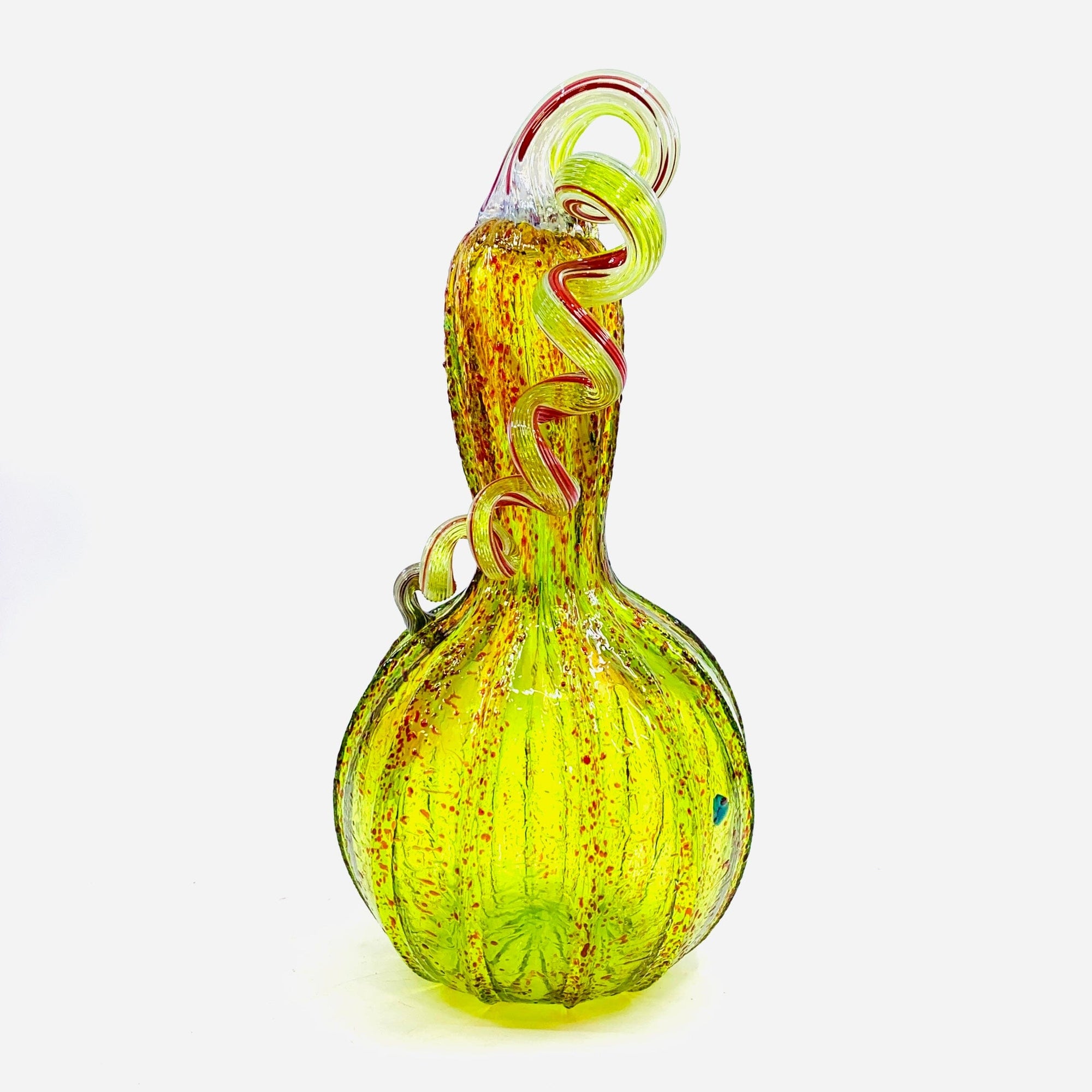 Daily Pumpkin 1398 Holiday Gourd Gabby Luke Adams Glass Blowing Studio 