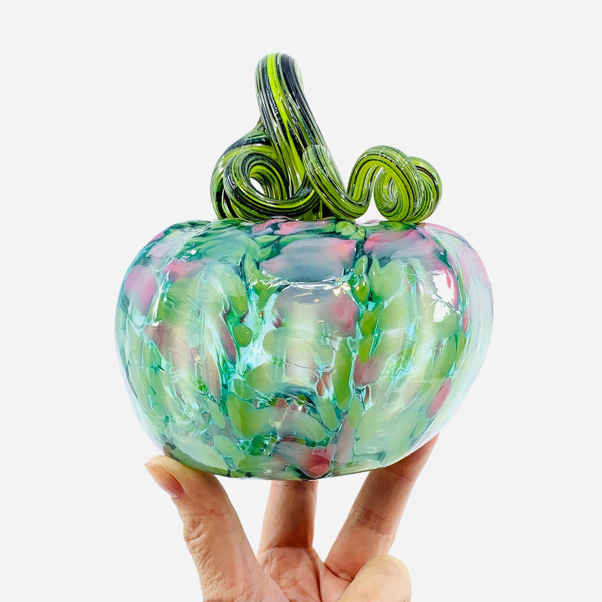 Daily Pumpkin 1248 Oops Squat Daily Pumpkin Luke Adams Glass Blowing Studio 