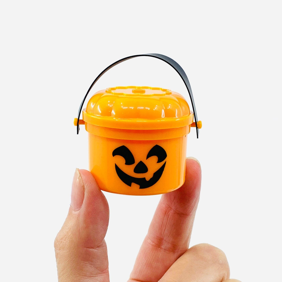 Miniature Throwback Trick or Treat Candy Bucket - Pumpkin Miniature - 